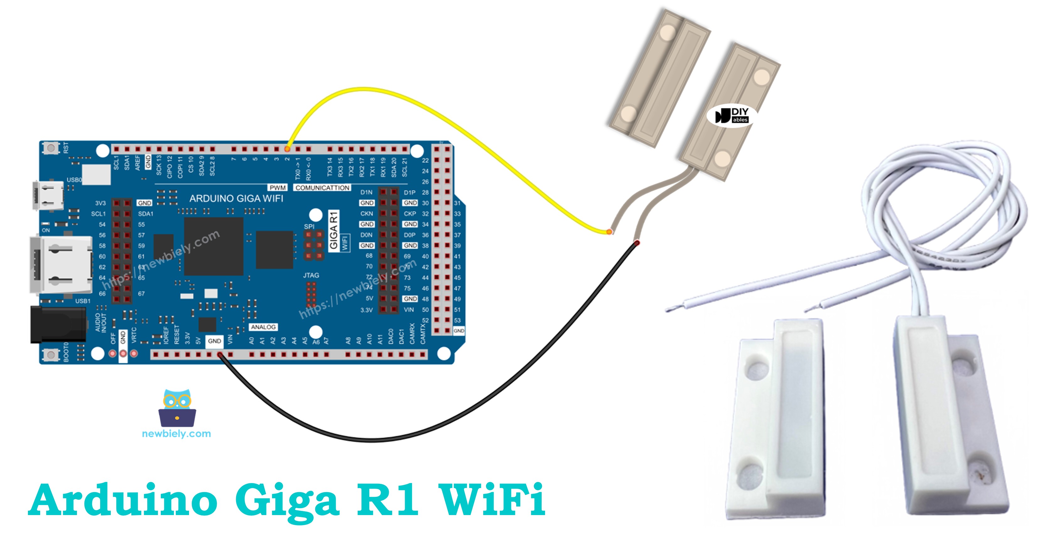 Arduino Giga R1 WiFi - Door Sensor