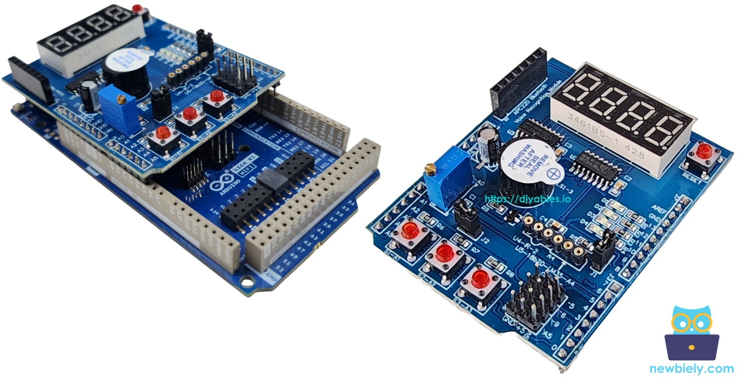 Arduino Giga R1 WiFi 7-SEGMENT DISPLAY