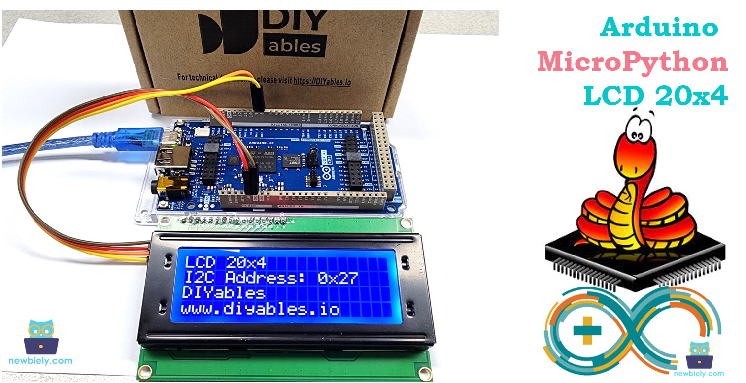 Arduino MicroPython and LCD I2C 20x4