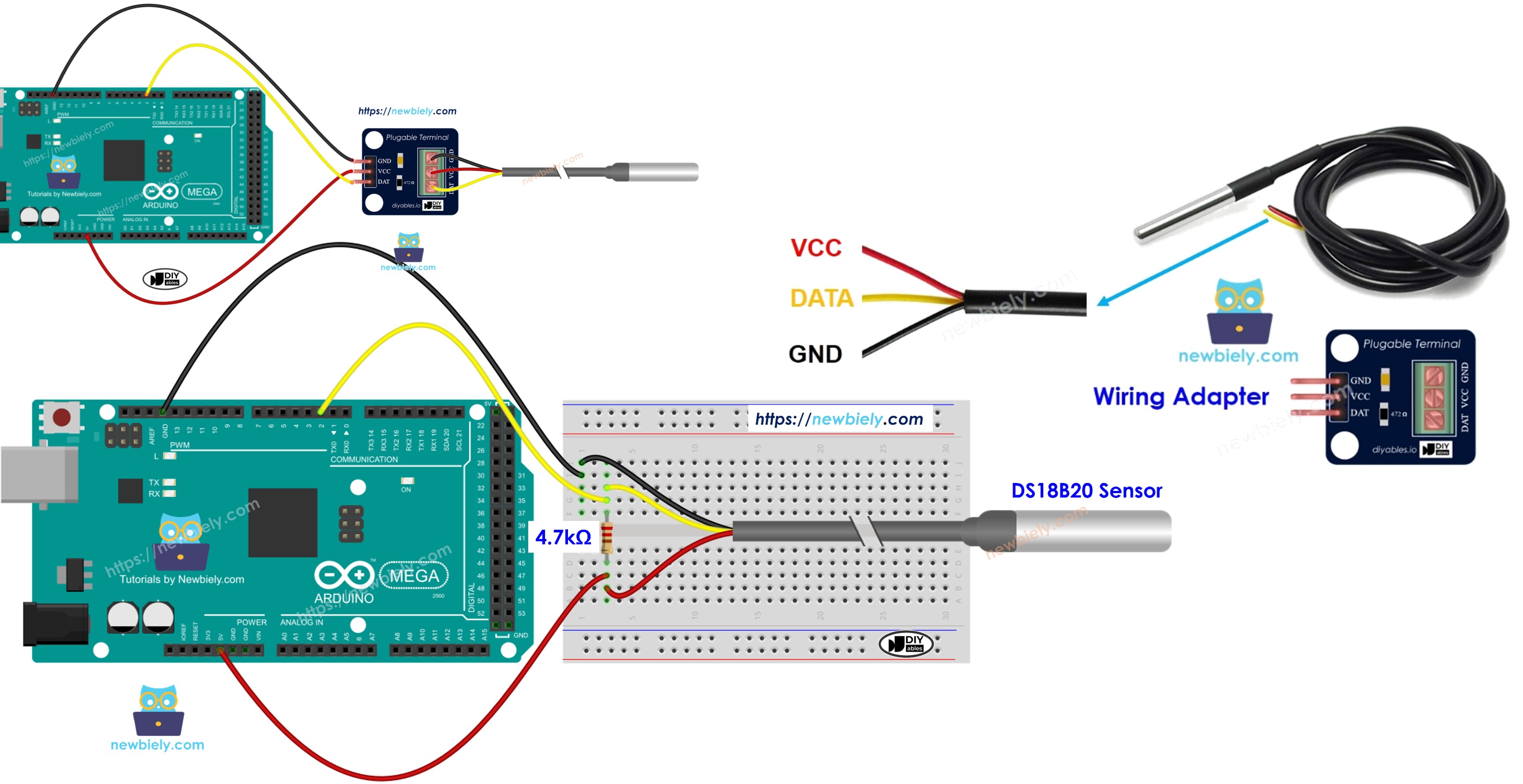 Arduino Mega temperature sensor