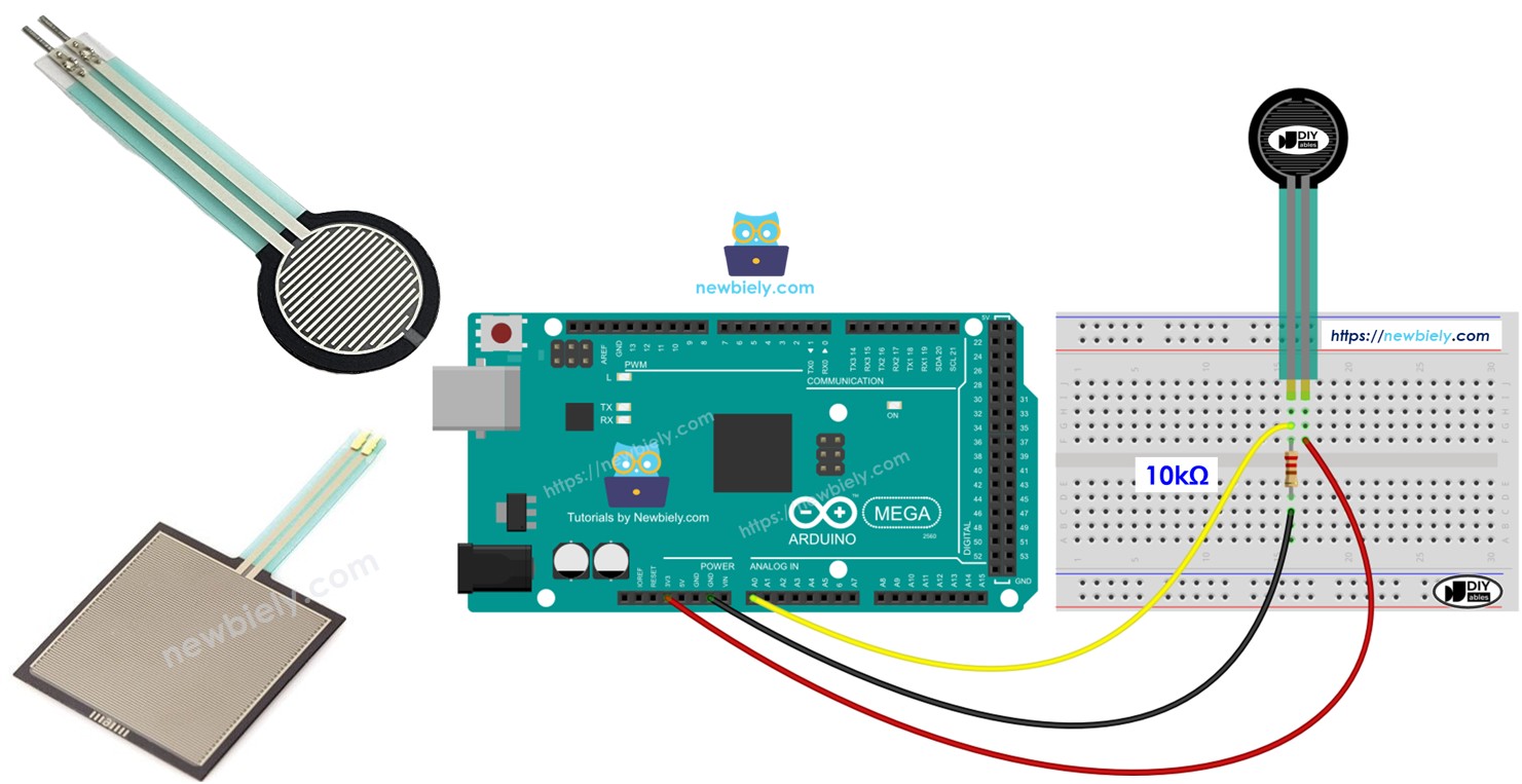 Arduino Mega and force sensor
