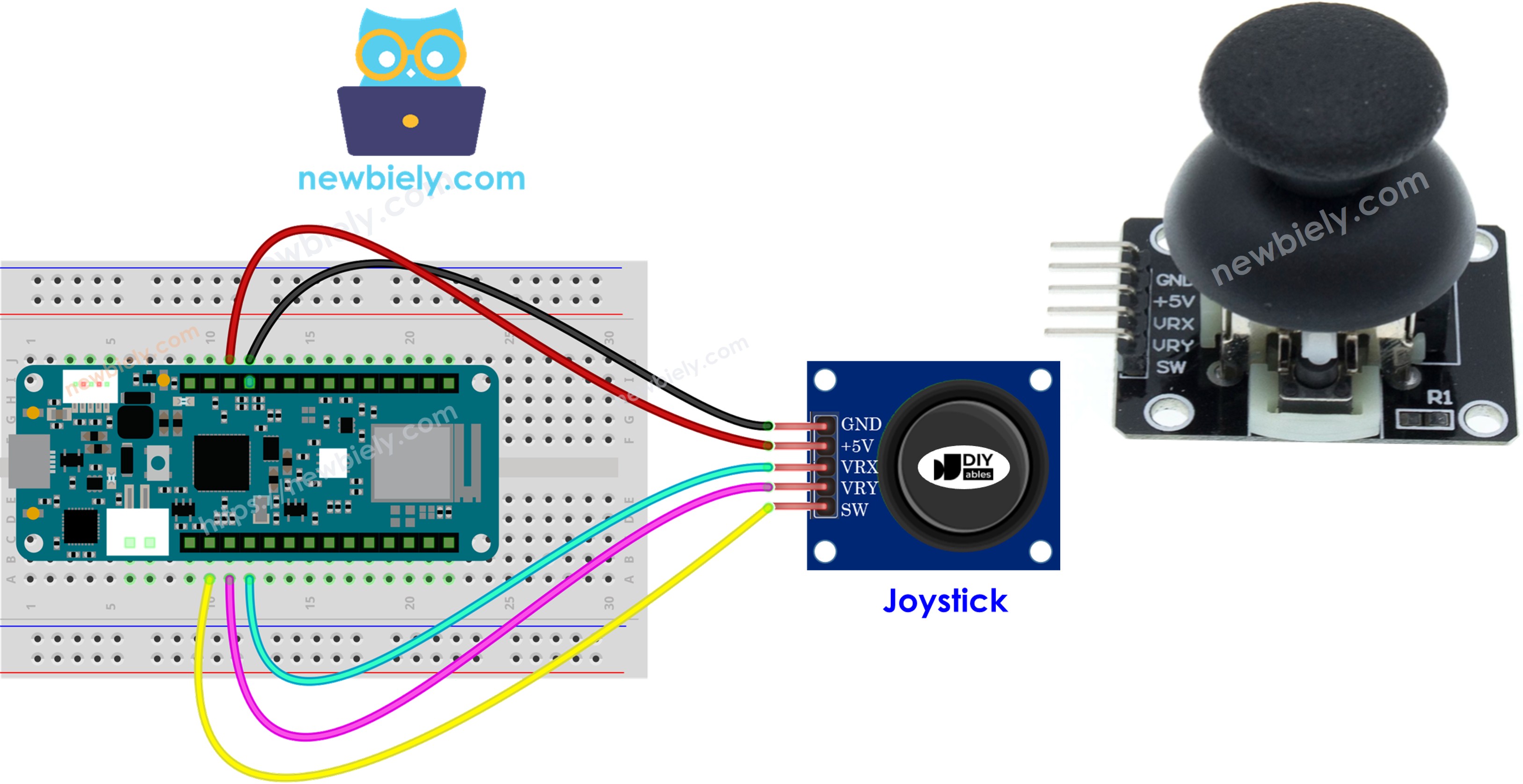 Arduino MKR WiFi 1010 Joystick