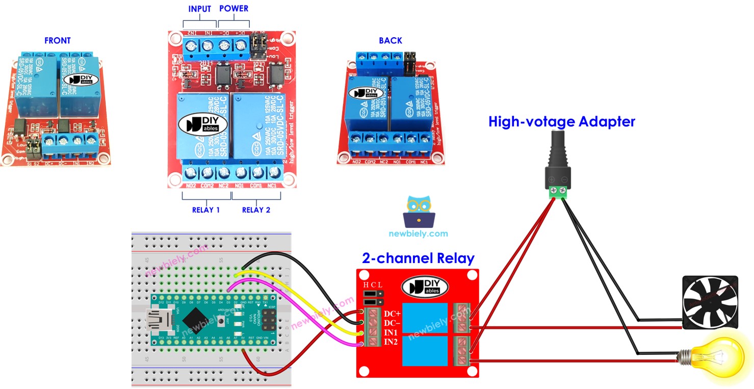 Arduino 2 Channel Relay Module Arduino Tutorial – NBKomputer