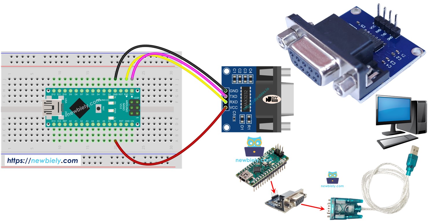 Arduino Nano - RS232