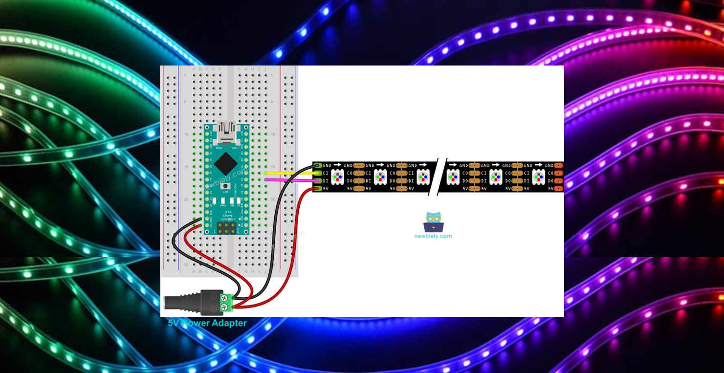 Arduino Nano Dotstar Led Strip Arduino Nano Tutorial