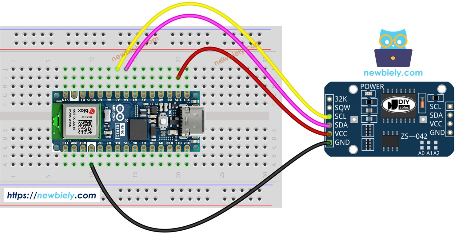 Arduino Nano ESP32 - RTC | Arduino Nano ESP32 Tutorial