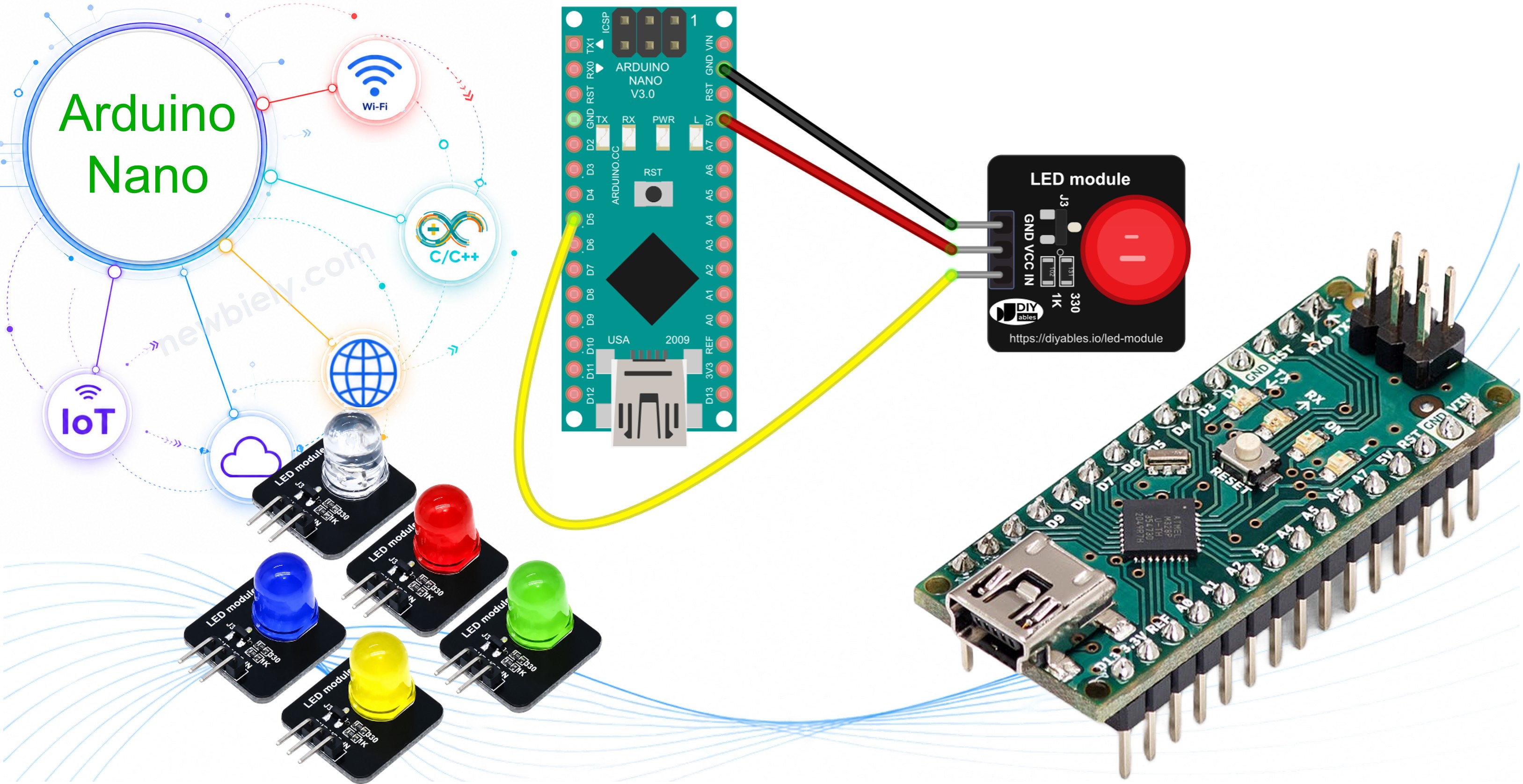 Arduino Nano LED module