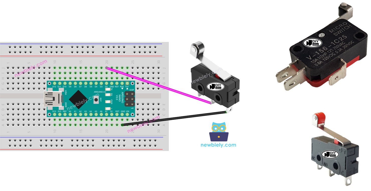 Arduino Nano with Limit Switch