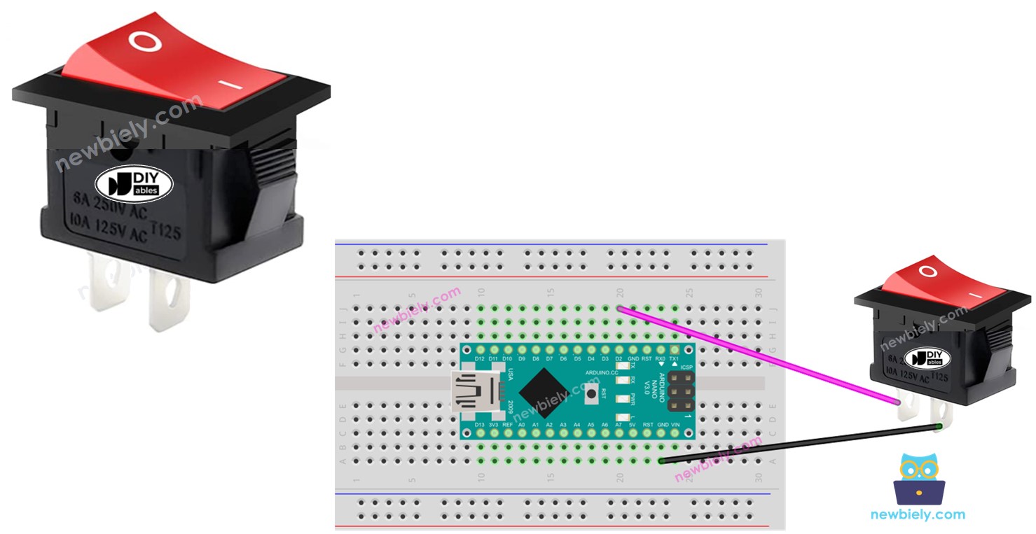 Arduino Nano ON/OFF Switch