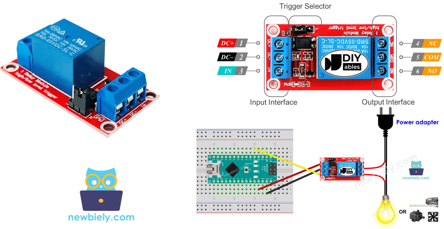 Arduino Nano RELAY