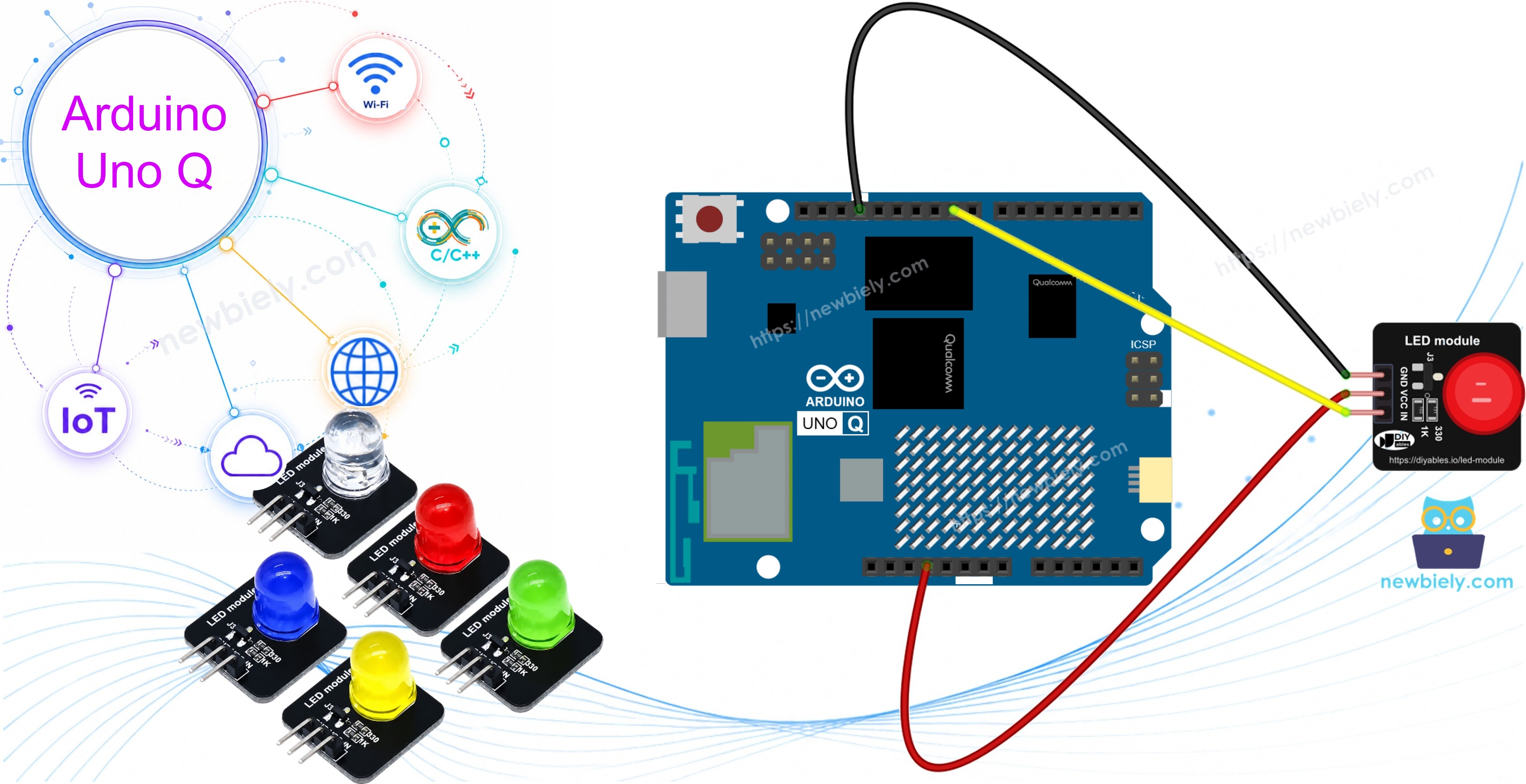 Arduino UNO Q LED Module