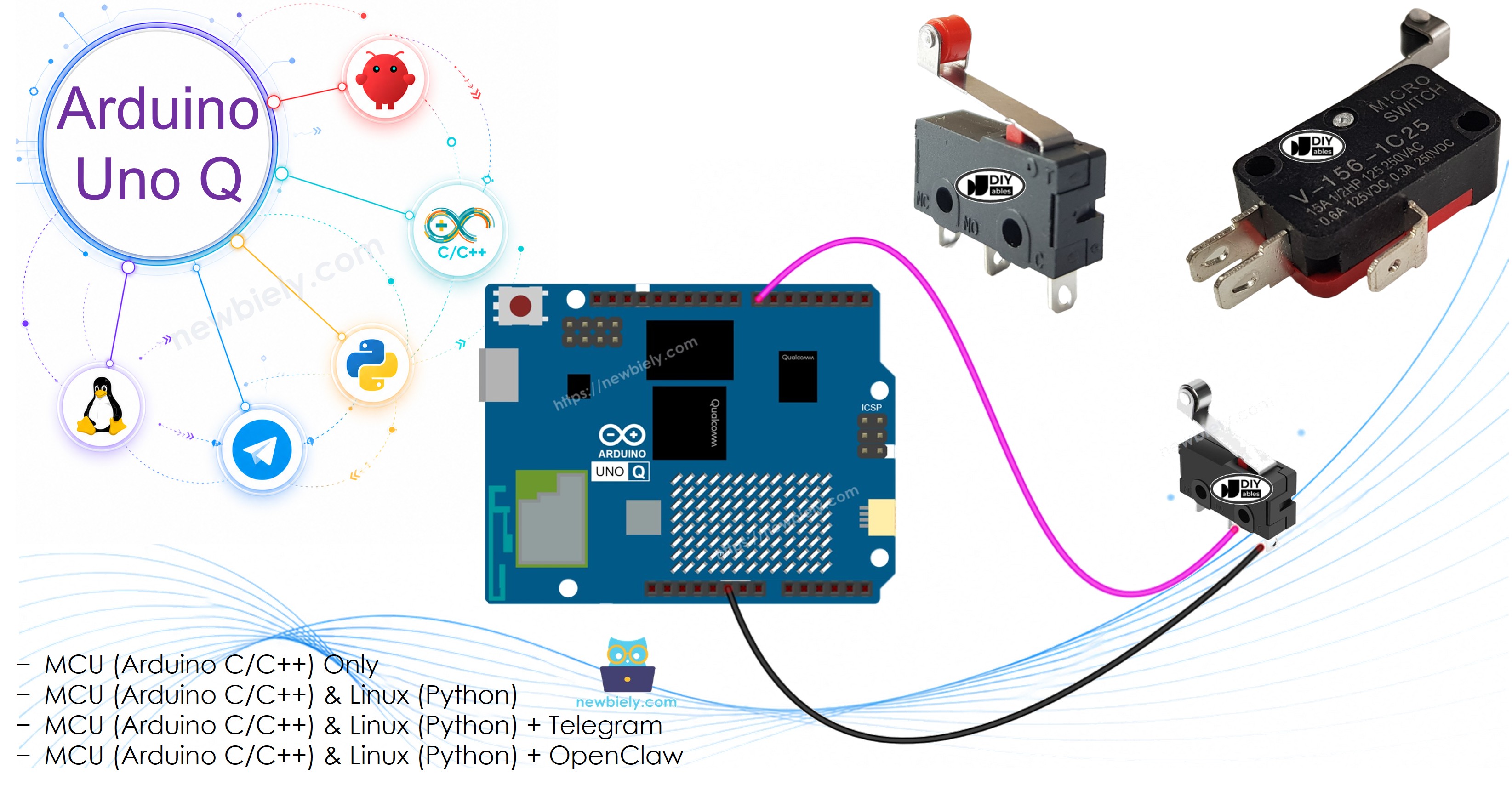 Arduino UNO Q - Limit Switch