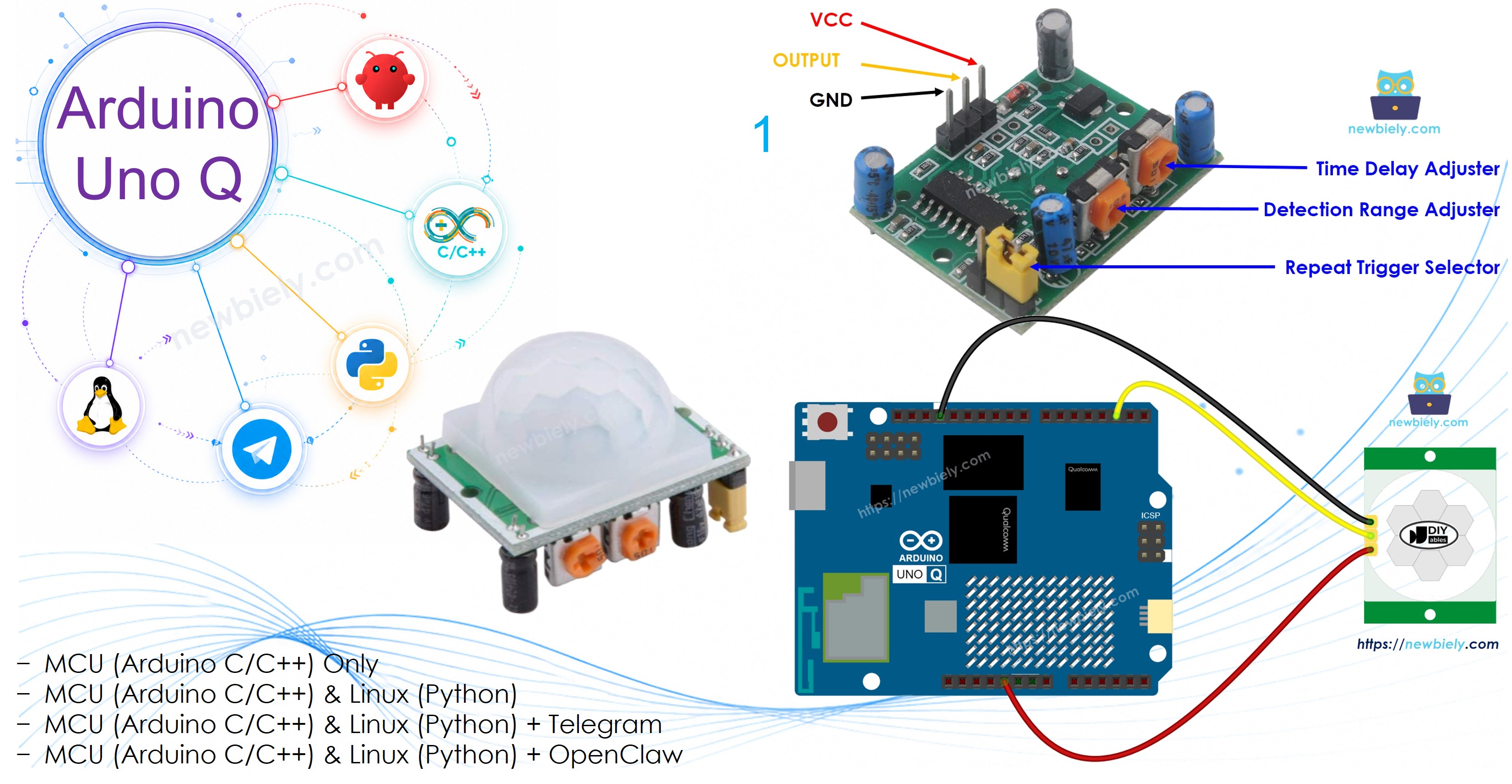 Arduino UNO Q Motion Sensor