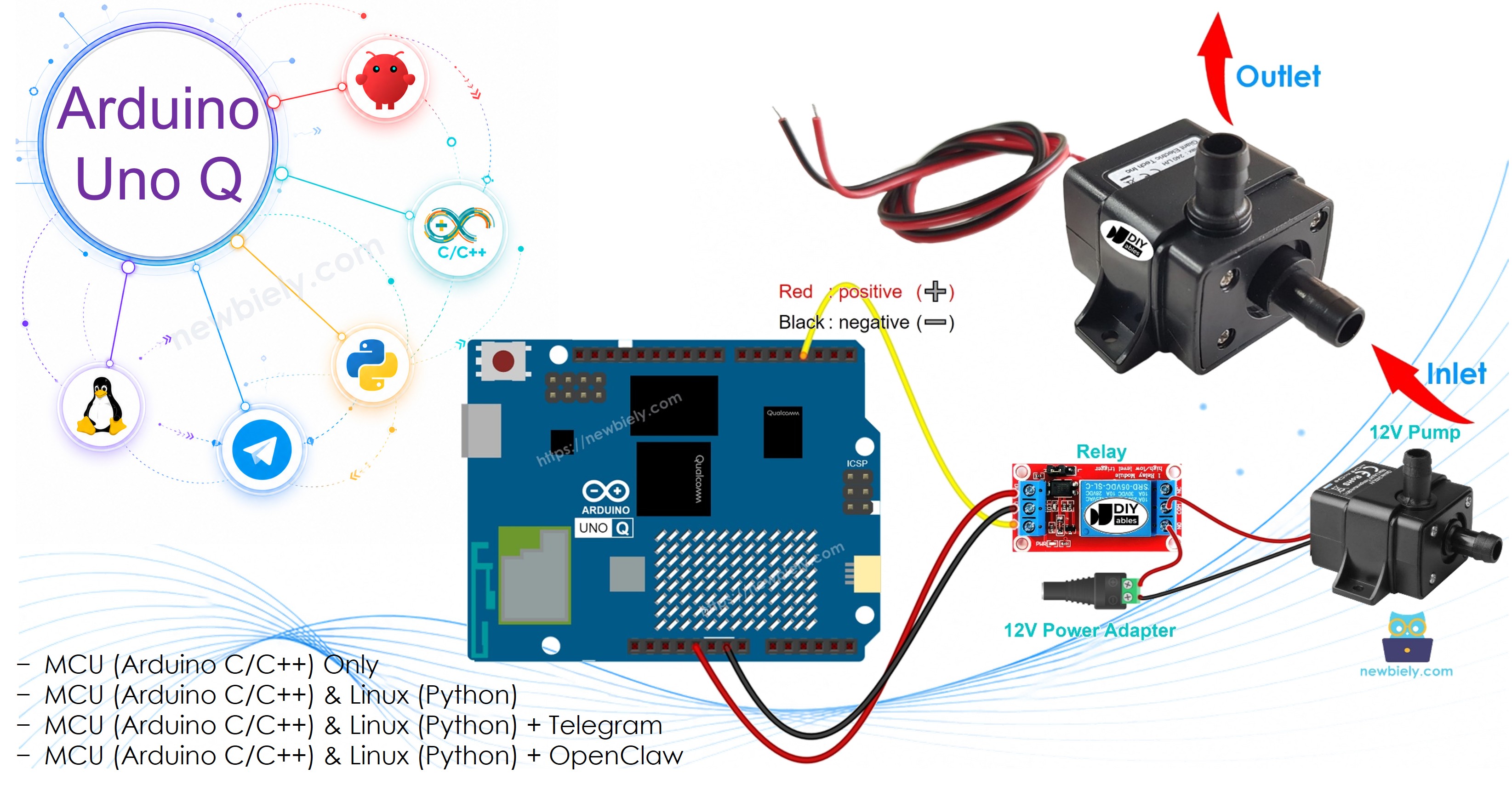 Arduino UNO Q Pump