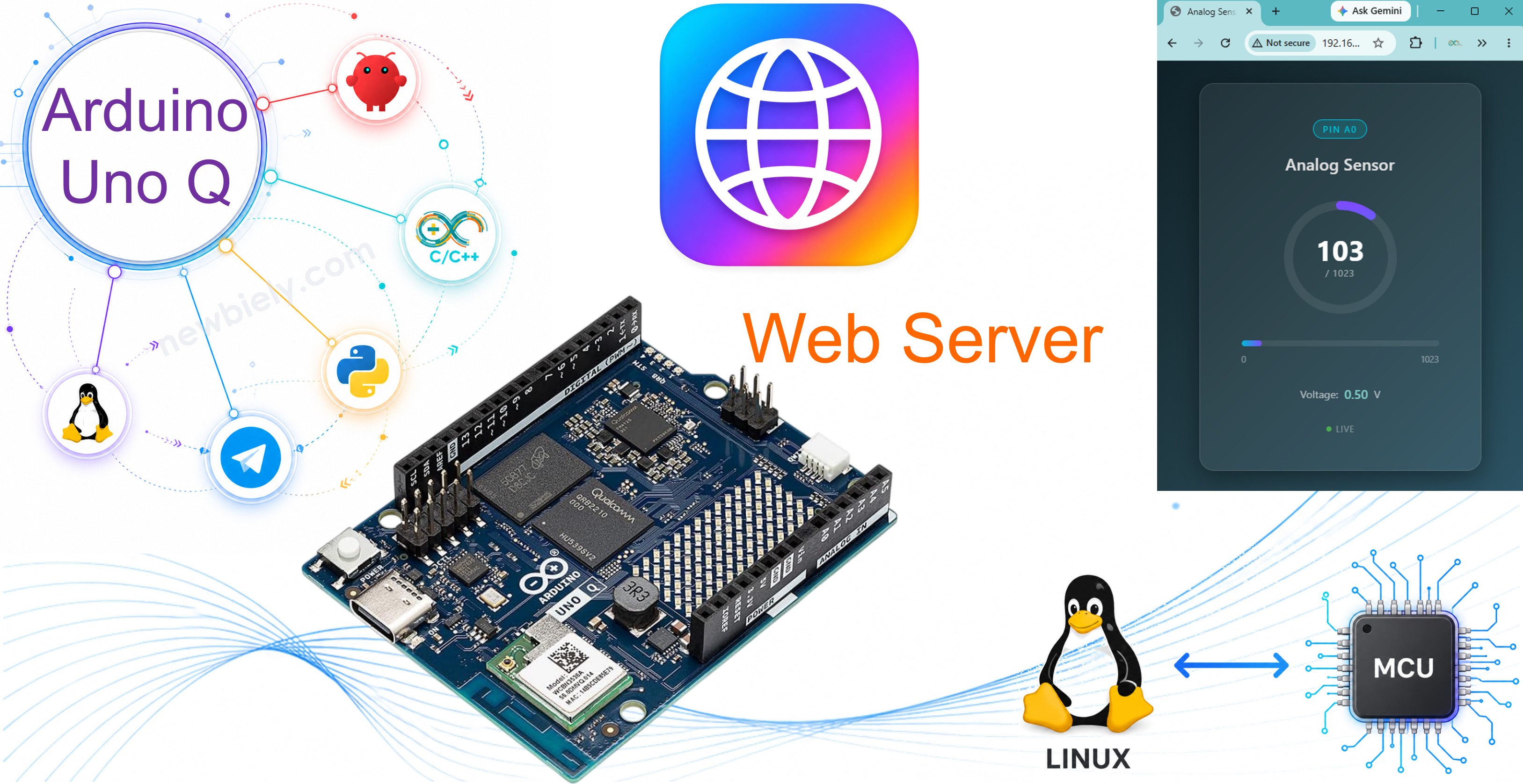 Arduino UNO Q Web Server