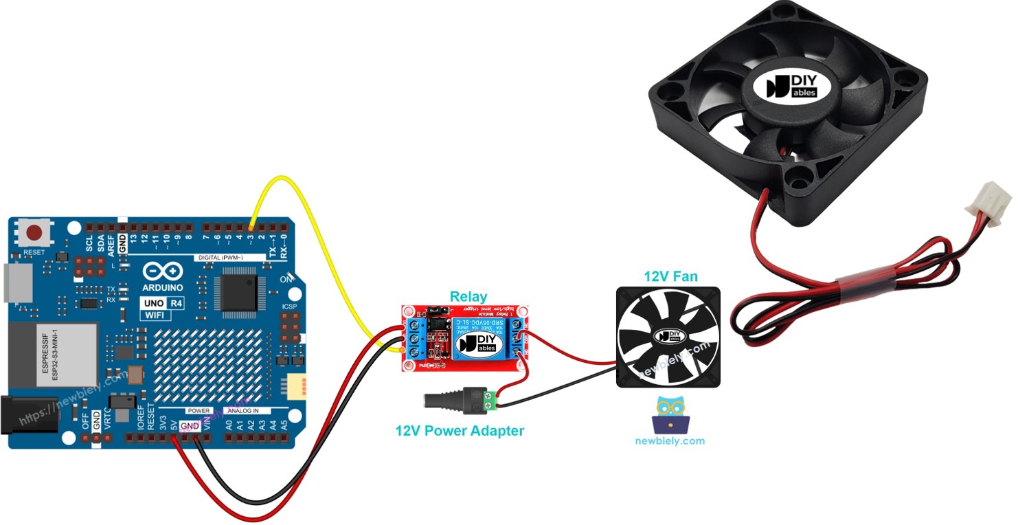 Arduino UNO R4 fan