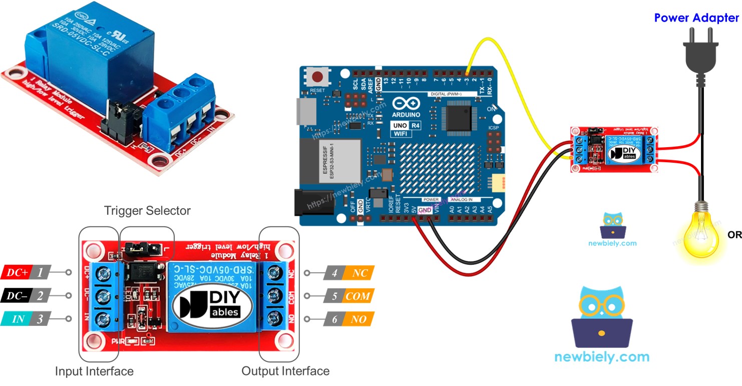 Arduino UNO R4 and relay