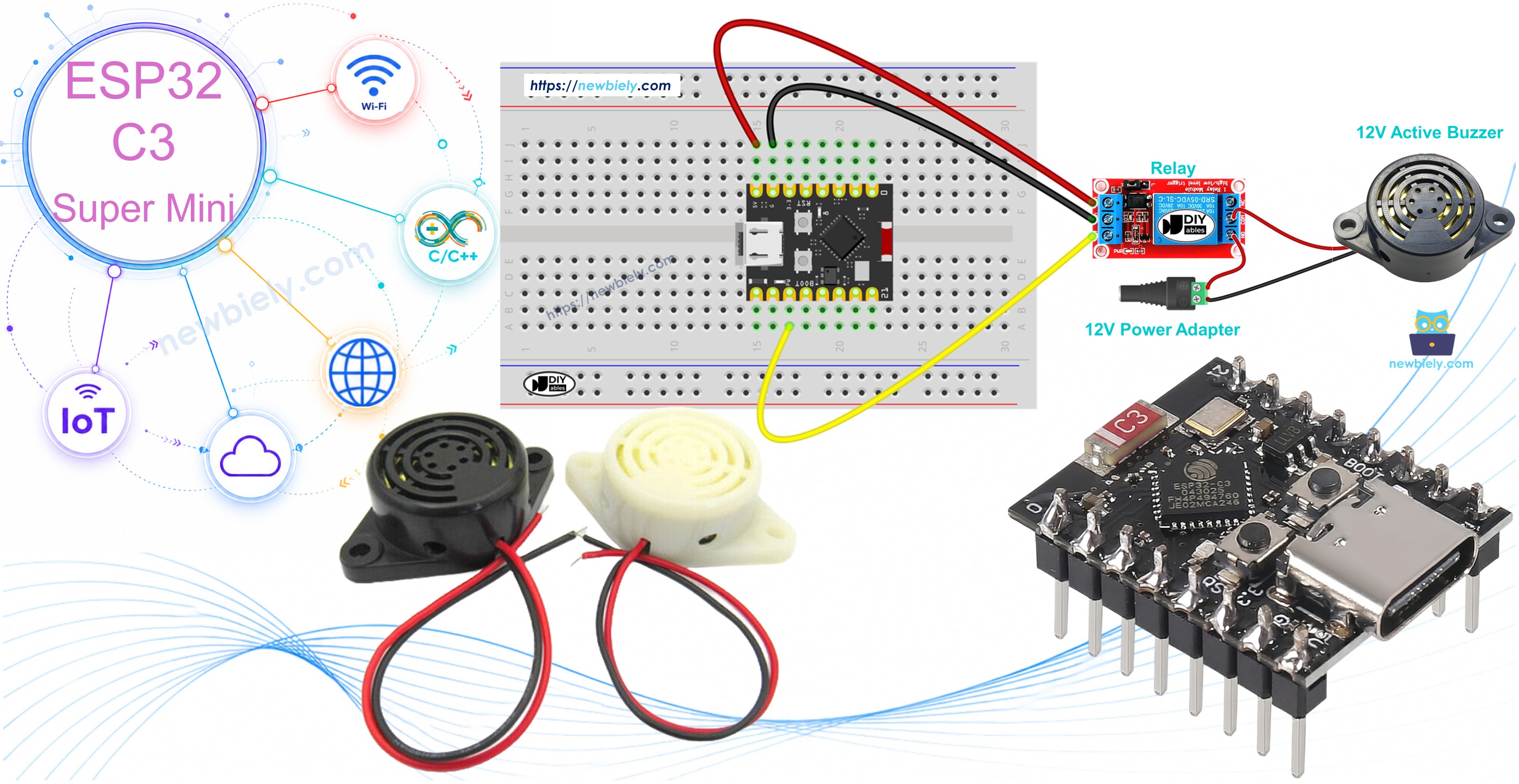 ESP32 C3 Super Mini - Buzzer