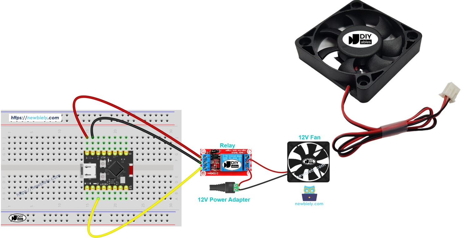 ESP32 C3 Super Mini - Controls Fan