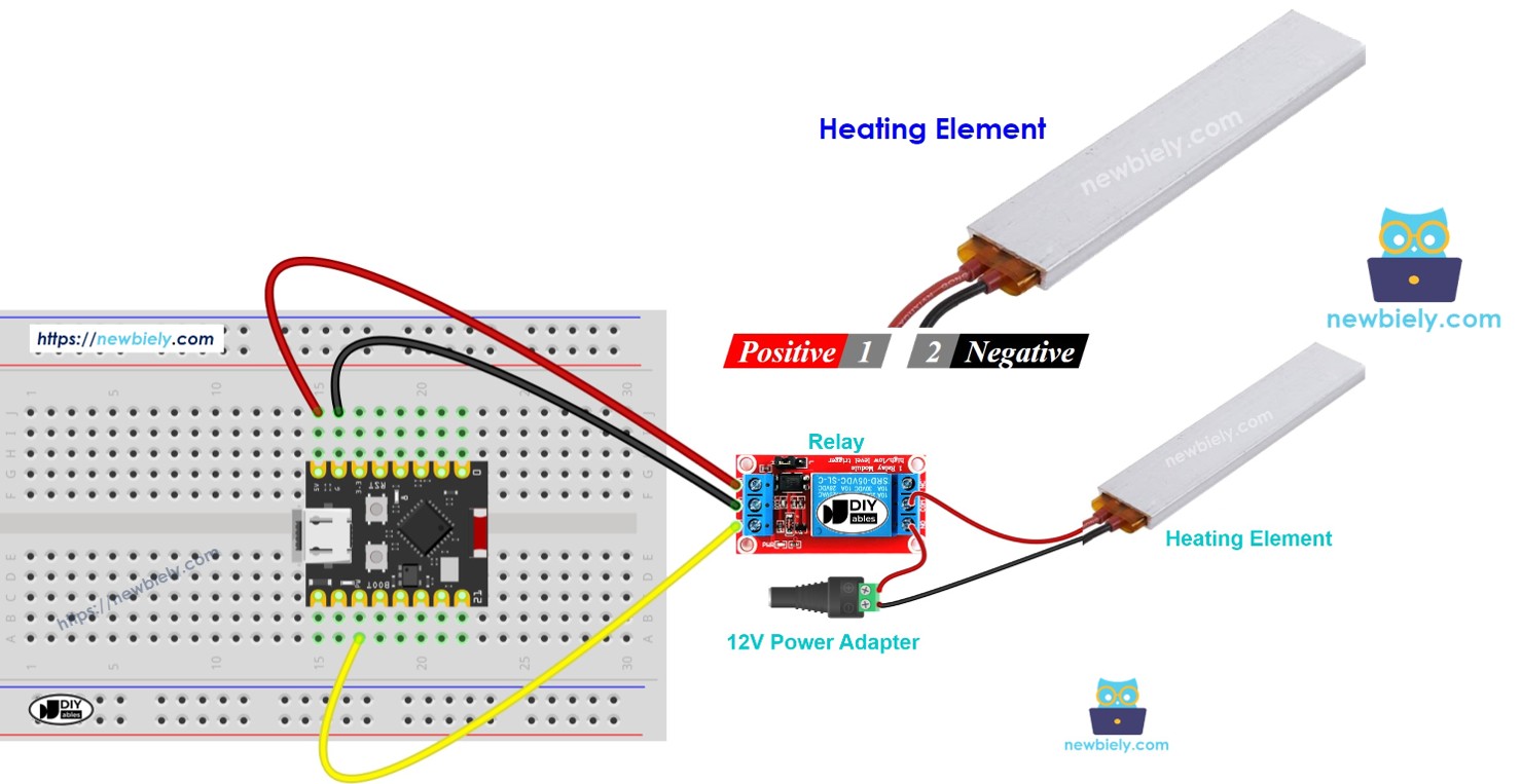 ESP32 C3 Super Mini - Controls Heating Element
