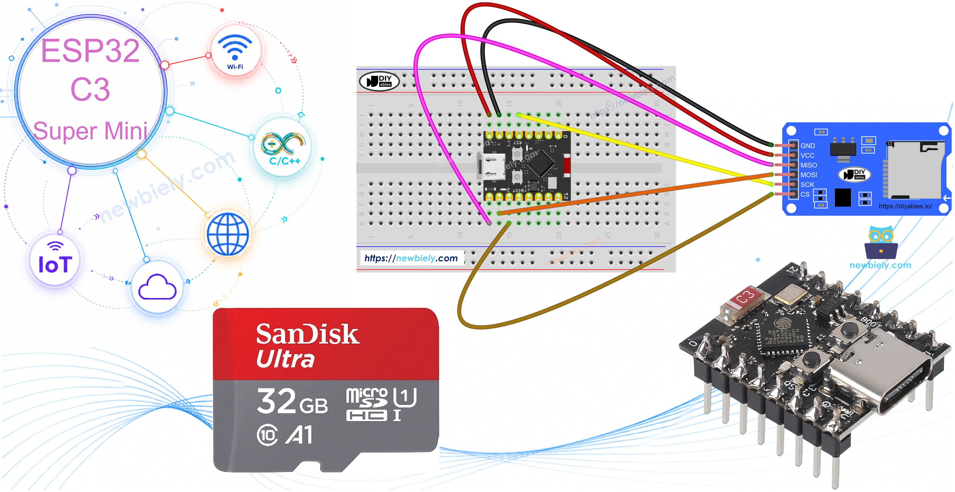 ESP32 C3 Super Mini - SD Card