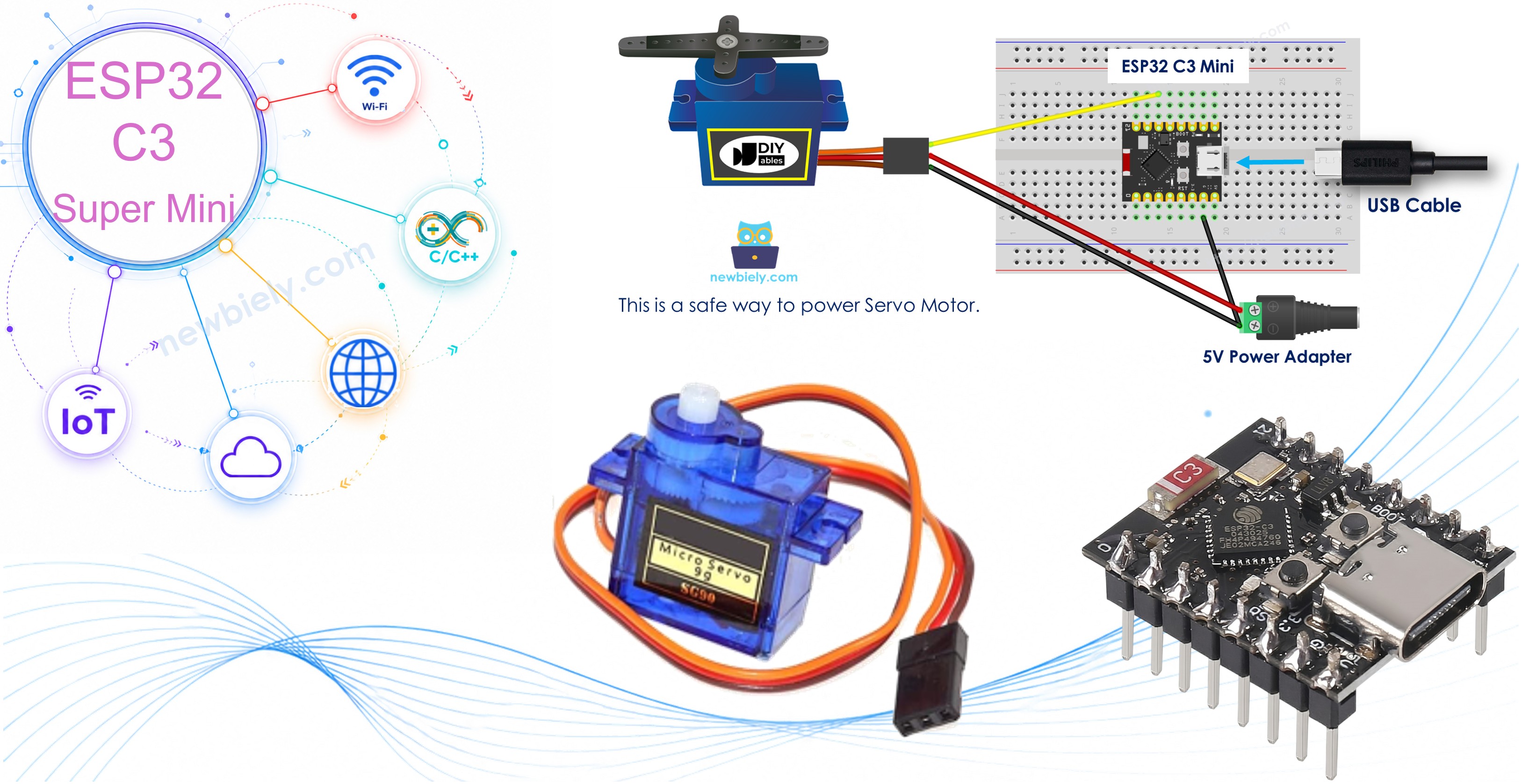 ESP32 C3 Super Mini - Servo Motor