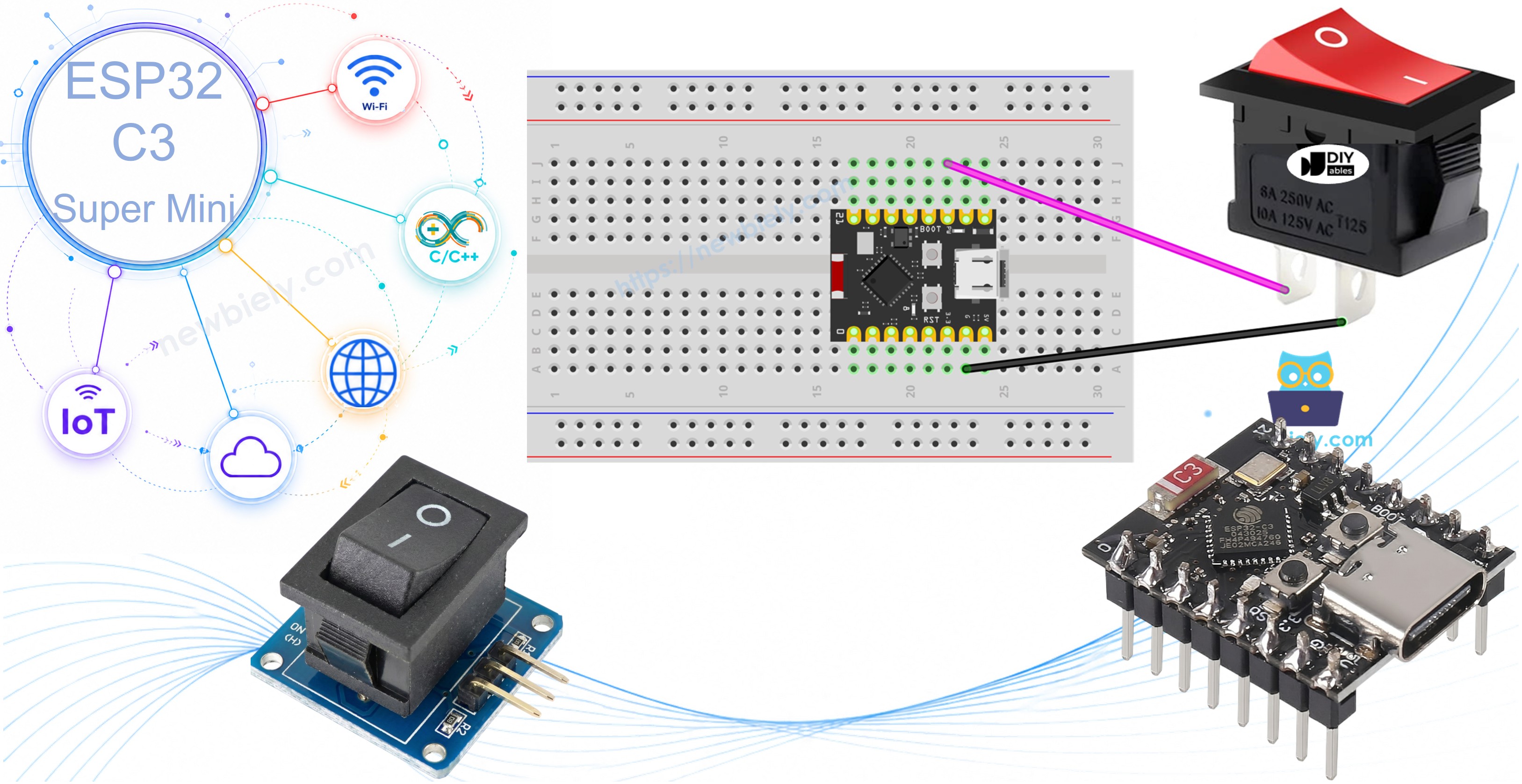 ESP32 C3 Super Mini - Switch