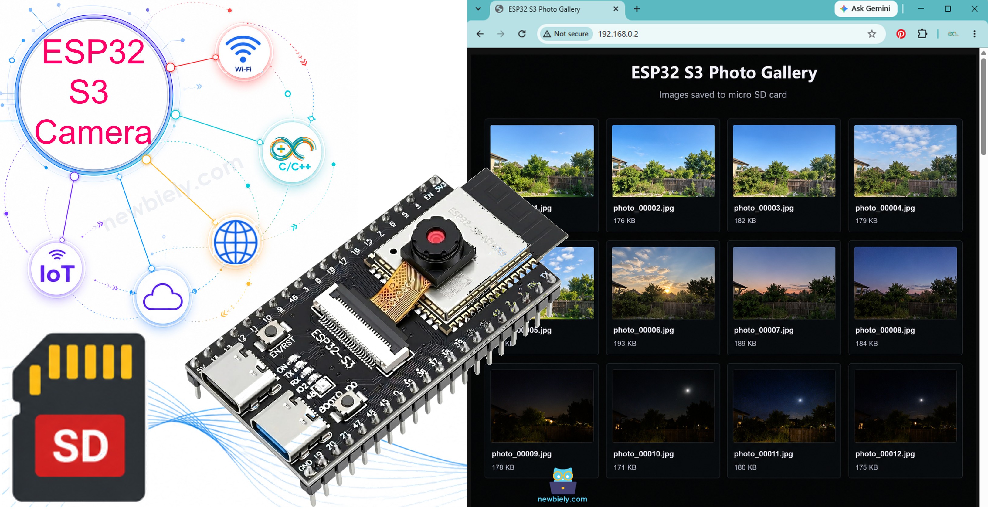 ESP32 S3 Camera - Browse Photos on SD Card from Web Browser