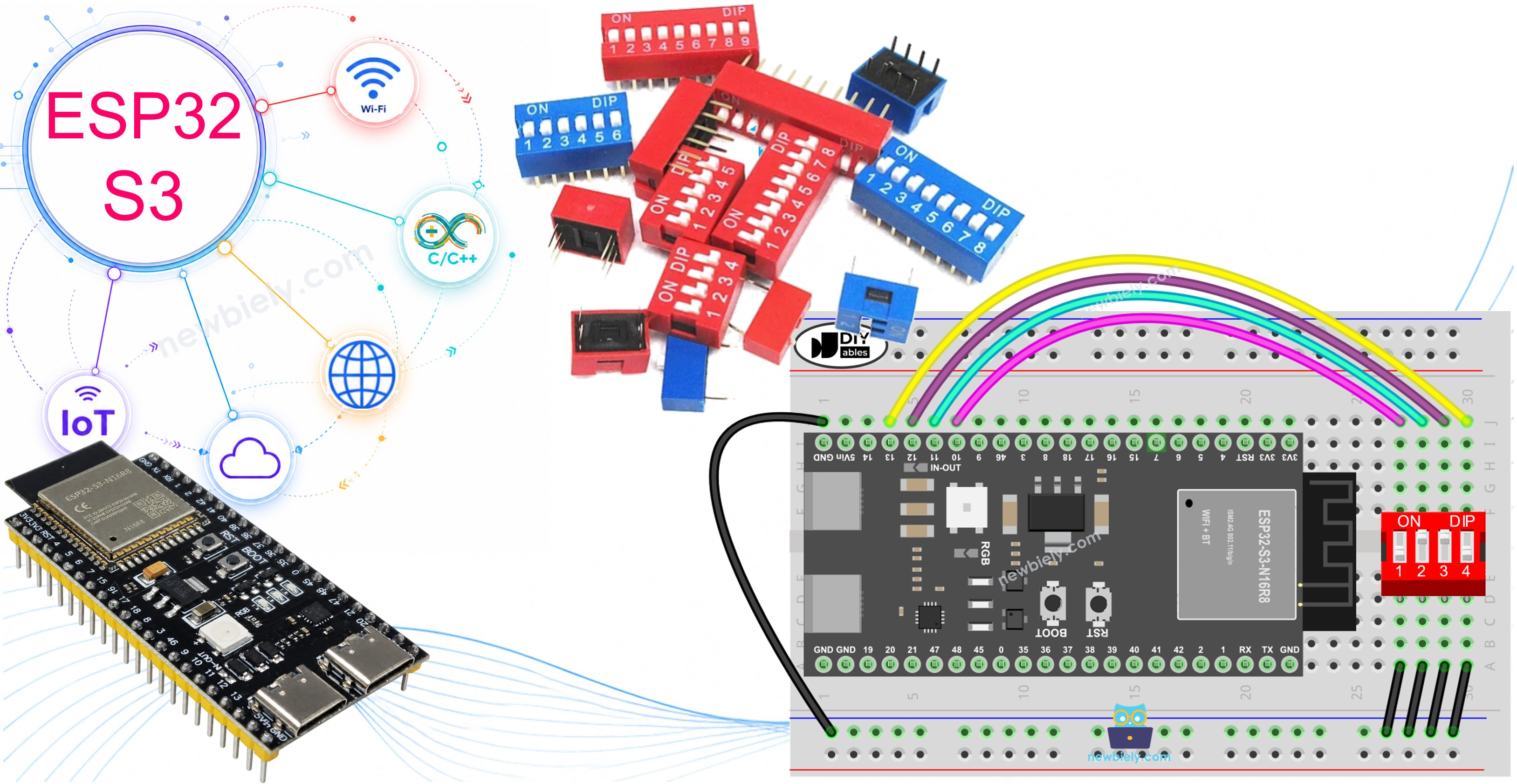 ESP32 S3 - DIP Switch