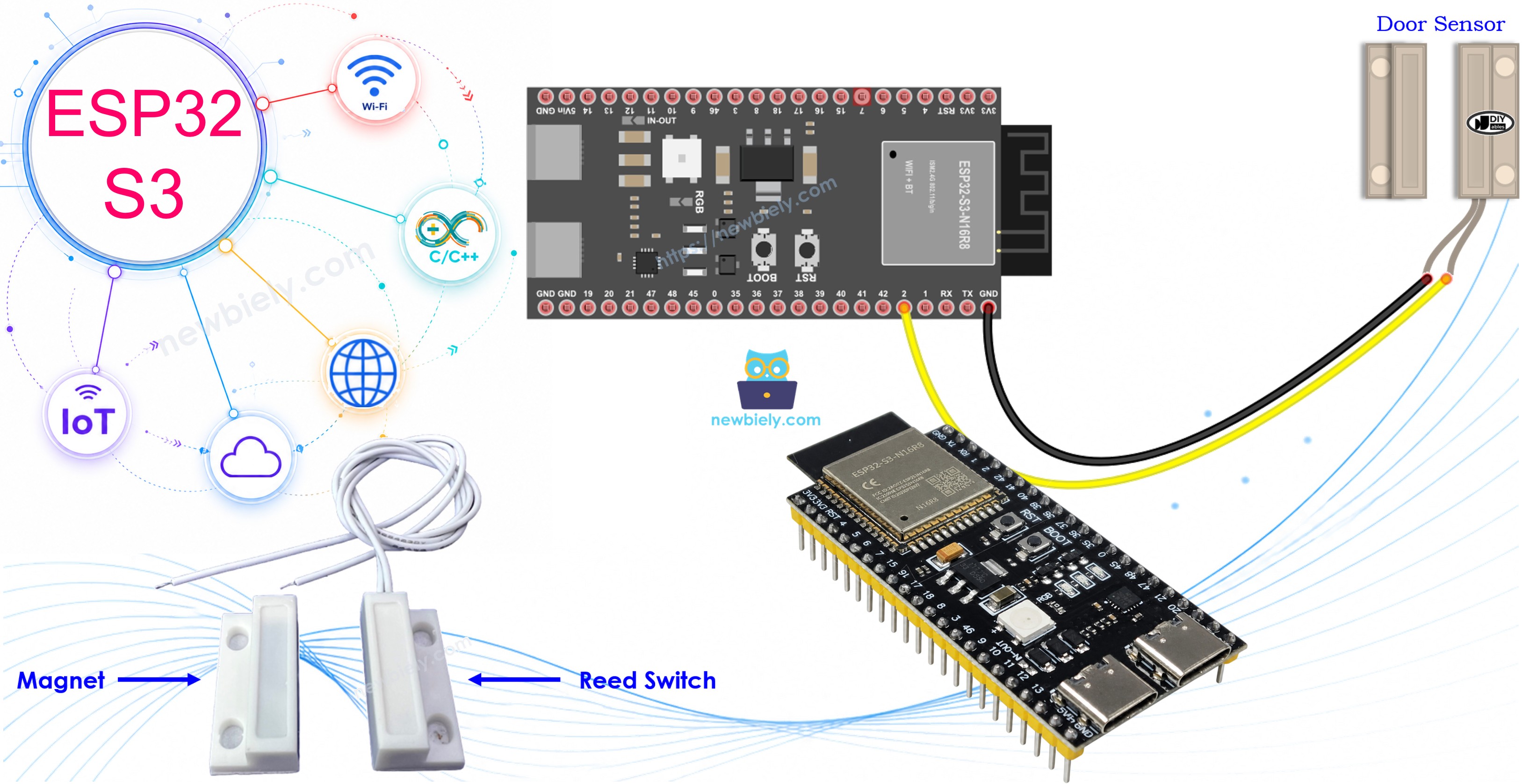 ESP32 S3 DOOR SENSOR