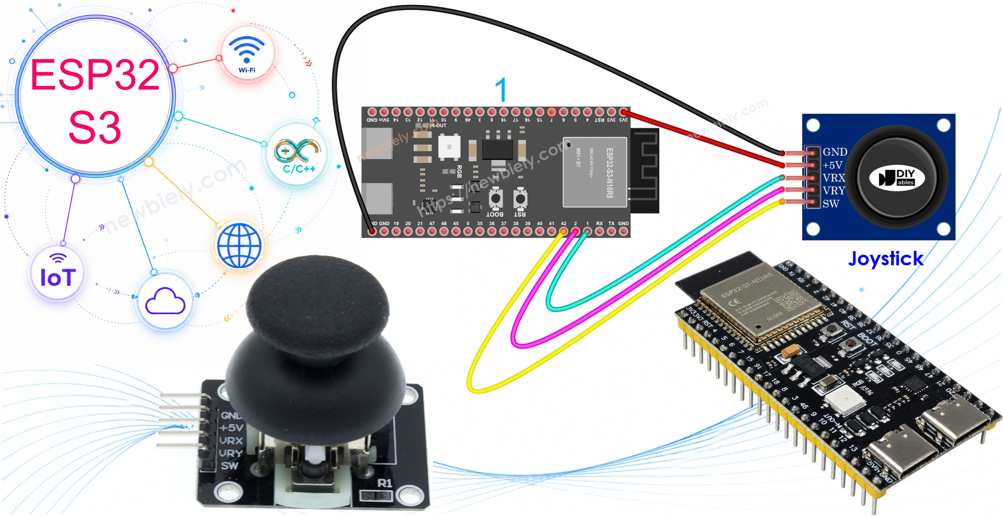 ESP32 S3 JOYSTICK