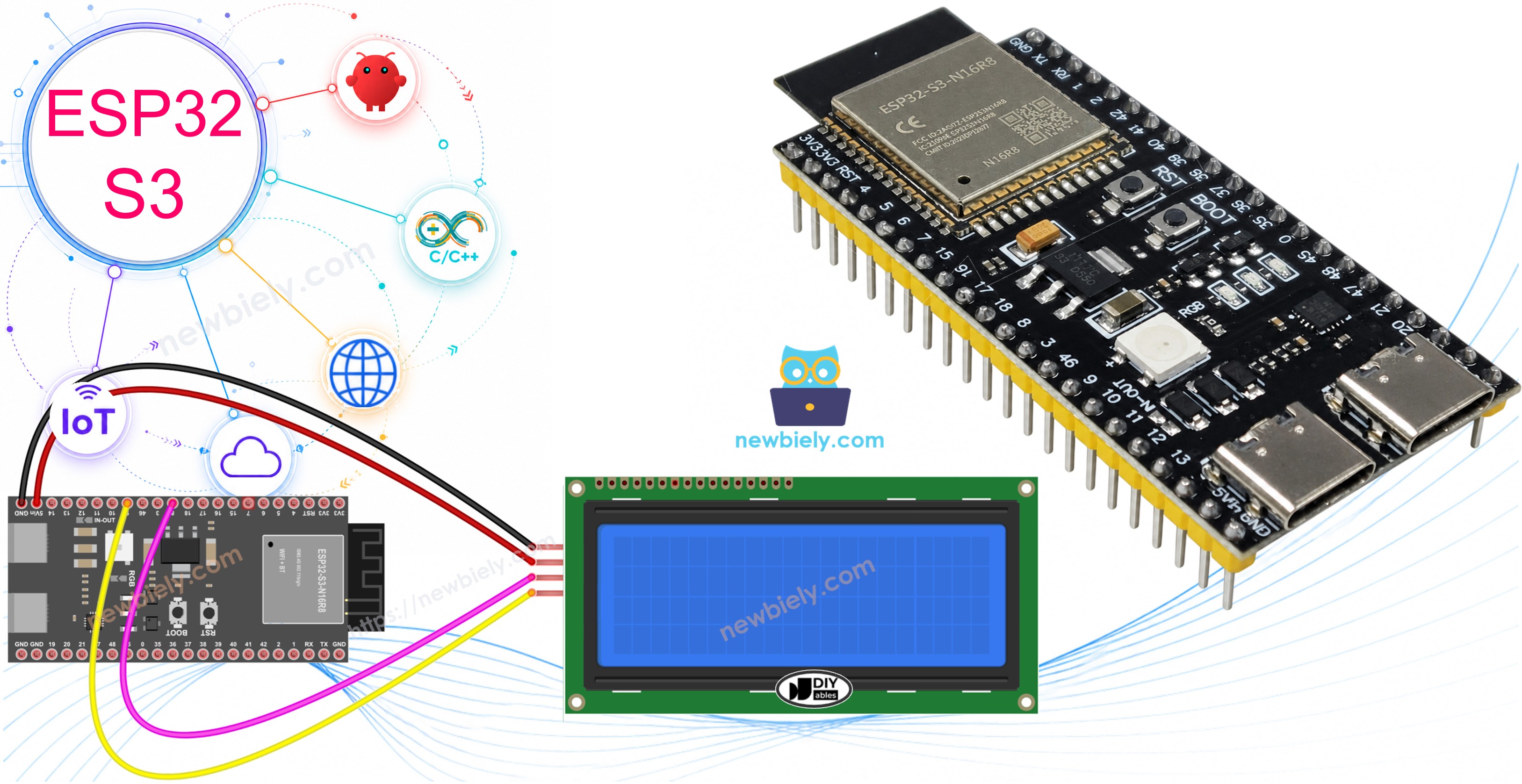ESP32 S3 - LCD 20x4
