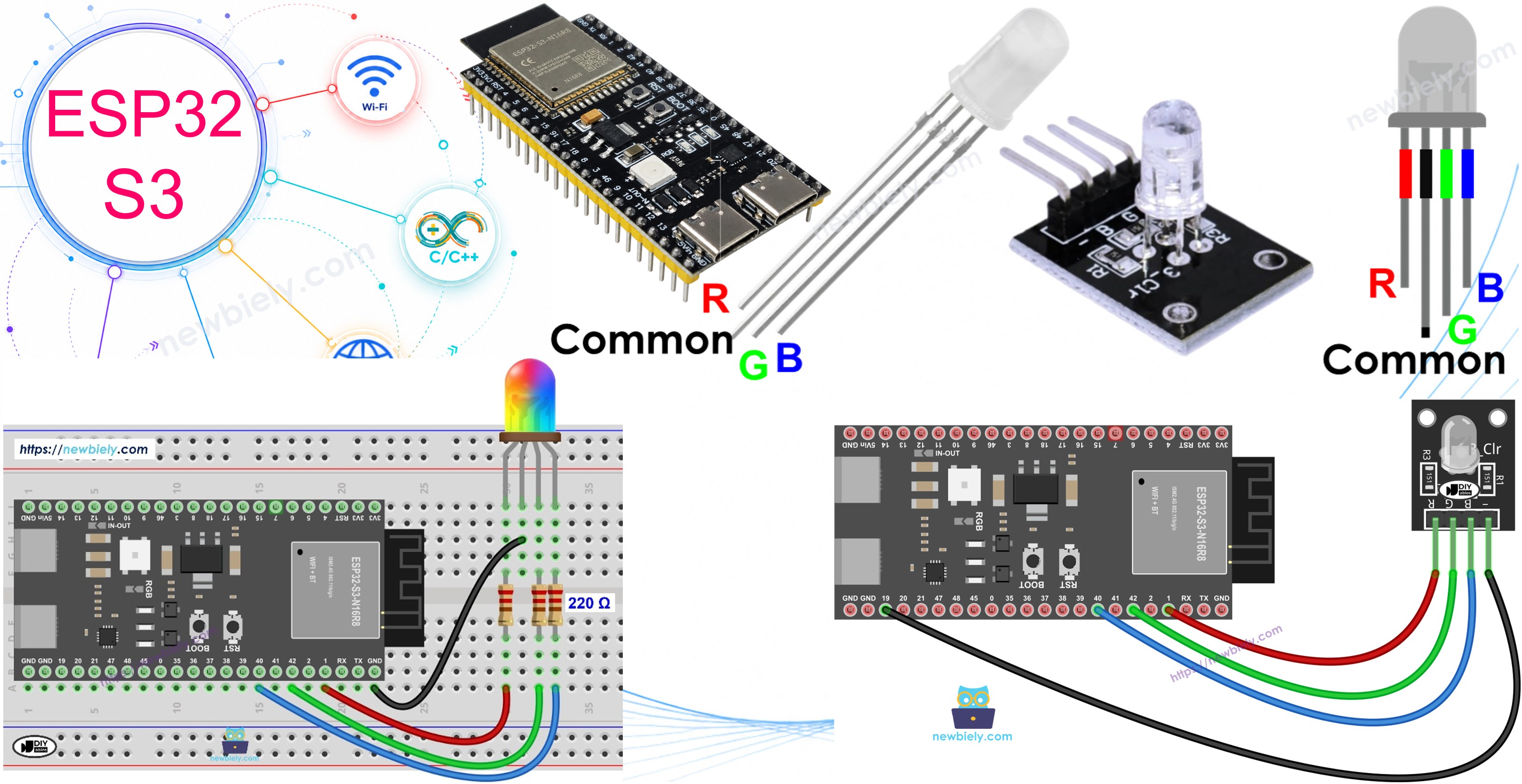 ESP32 S3 - RGB LED