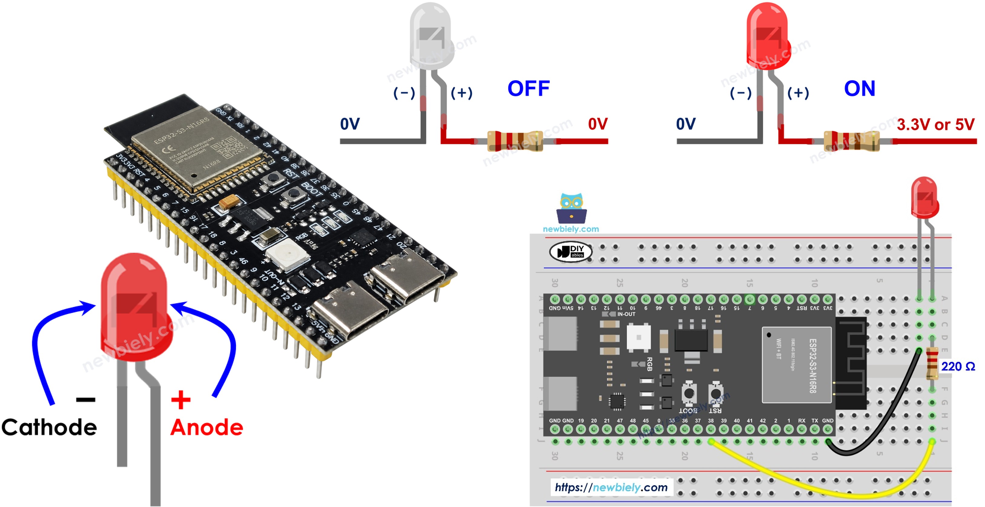 ESP32 S3 LED