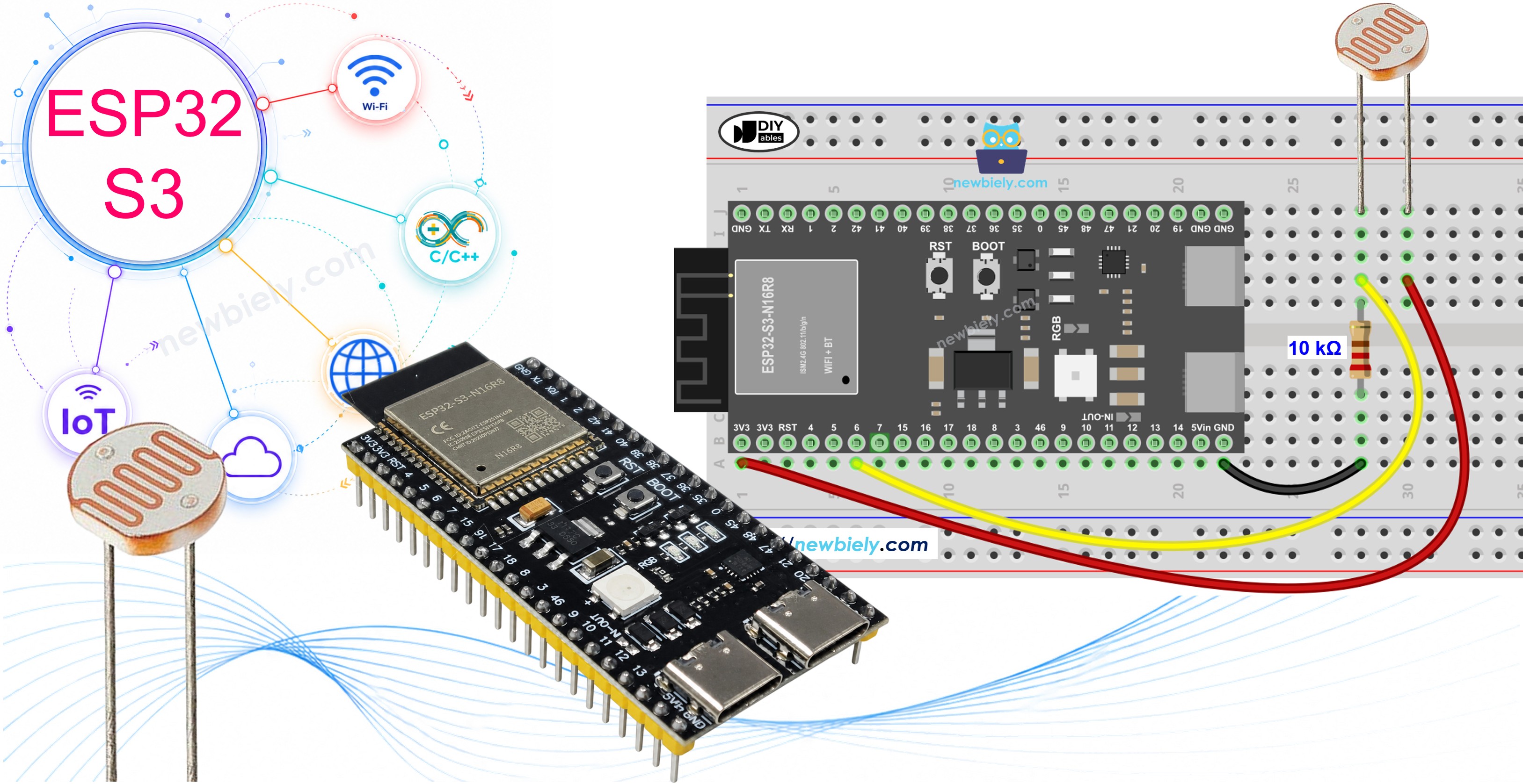 ESP32 S3 LIGHT SENSOR