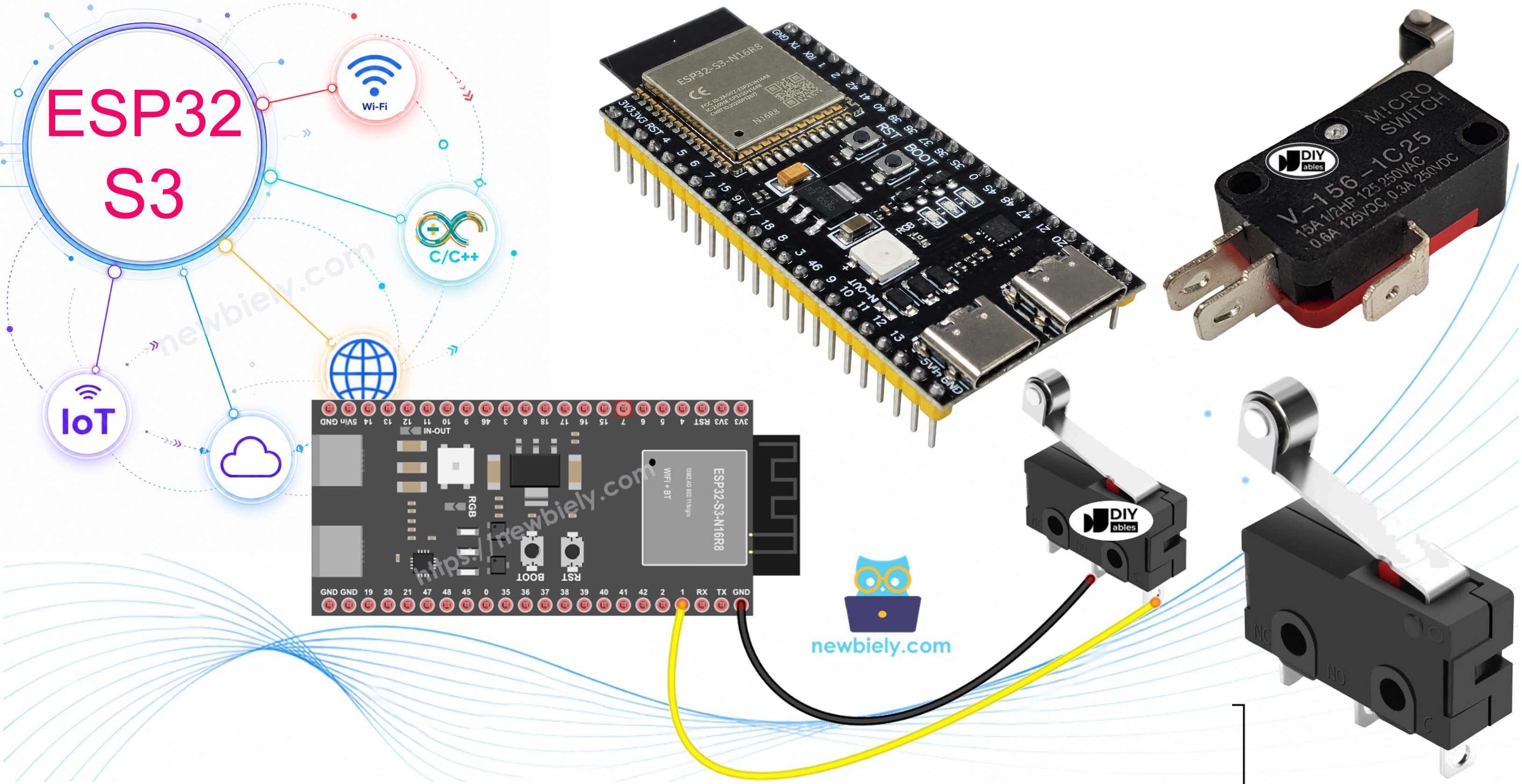 ESP32 S3 with Limit Switch