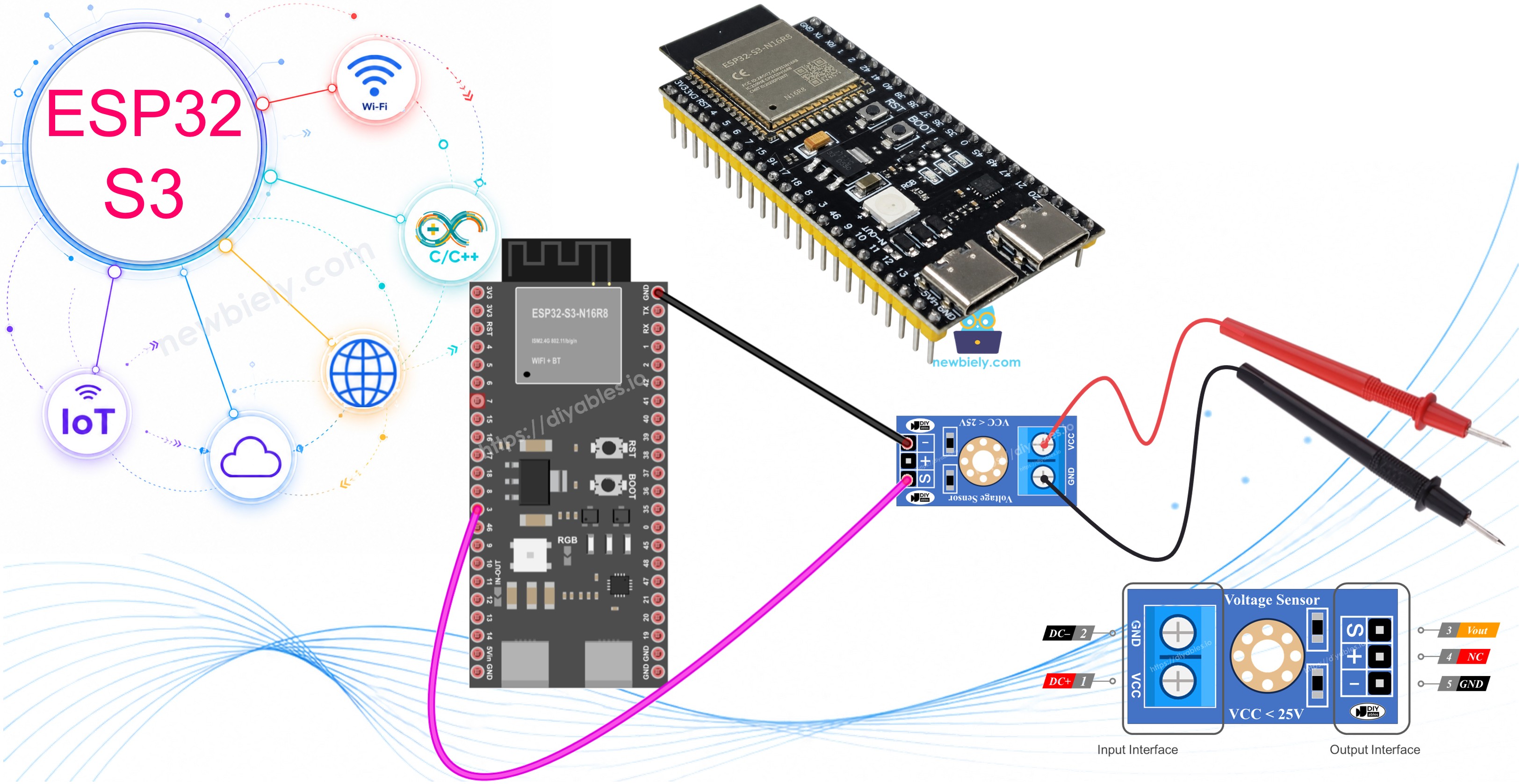 ESP32 S3 - Measure Voltage