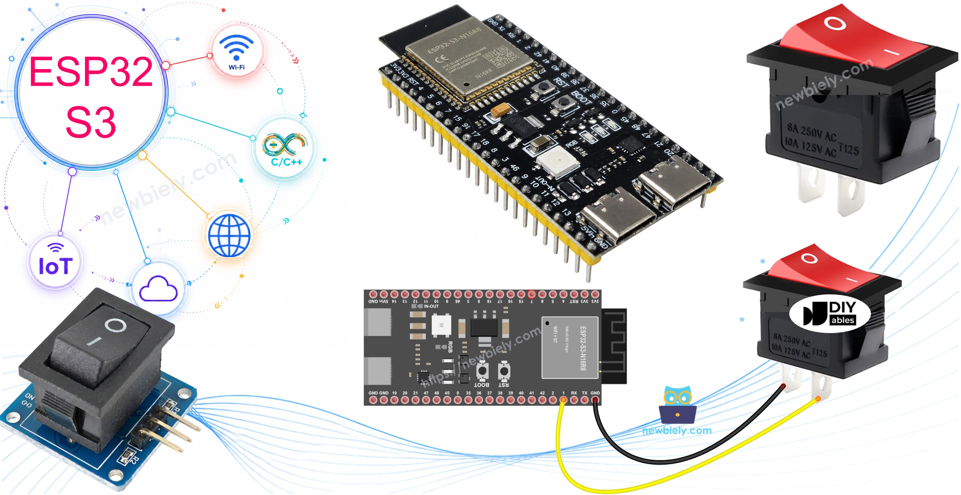 ESP32 S3 ON/OFF Switch
