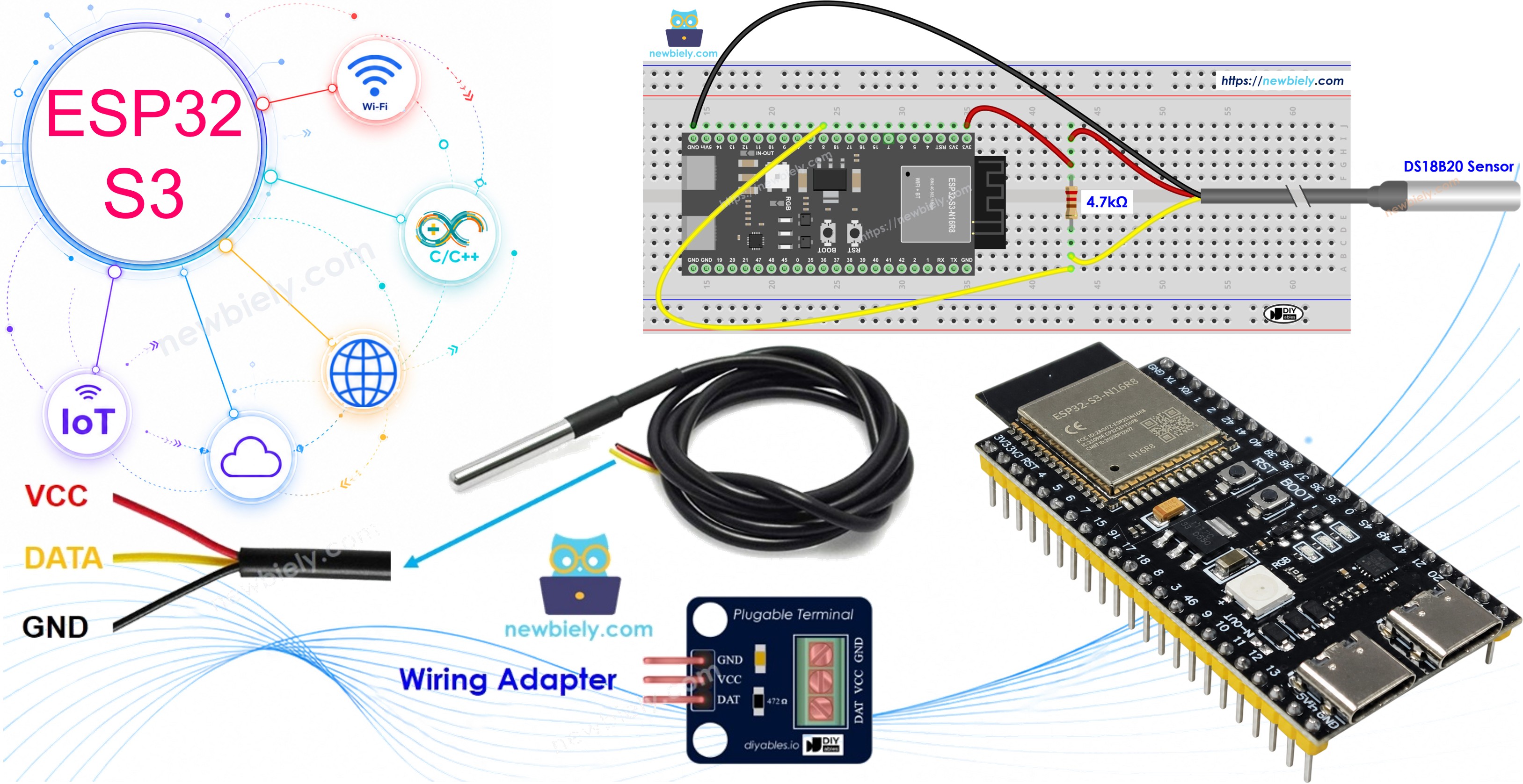 ESP32 S3 TEMPERATURE SENSOR