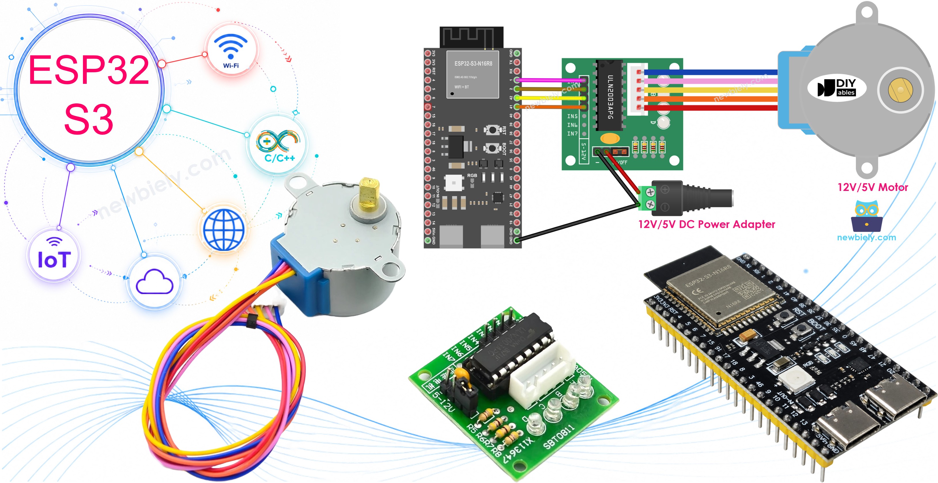ESP32 S3 STEPPER MOTOR