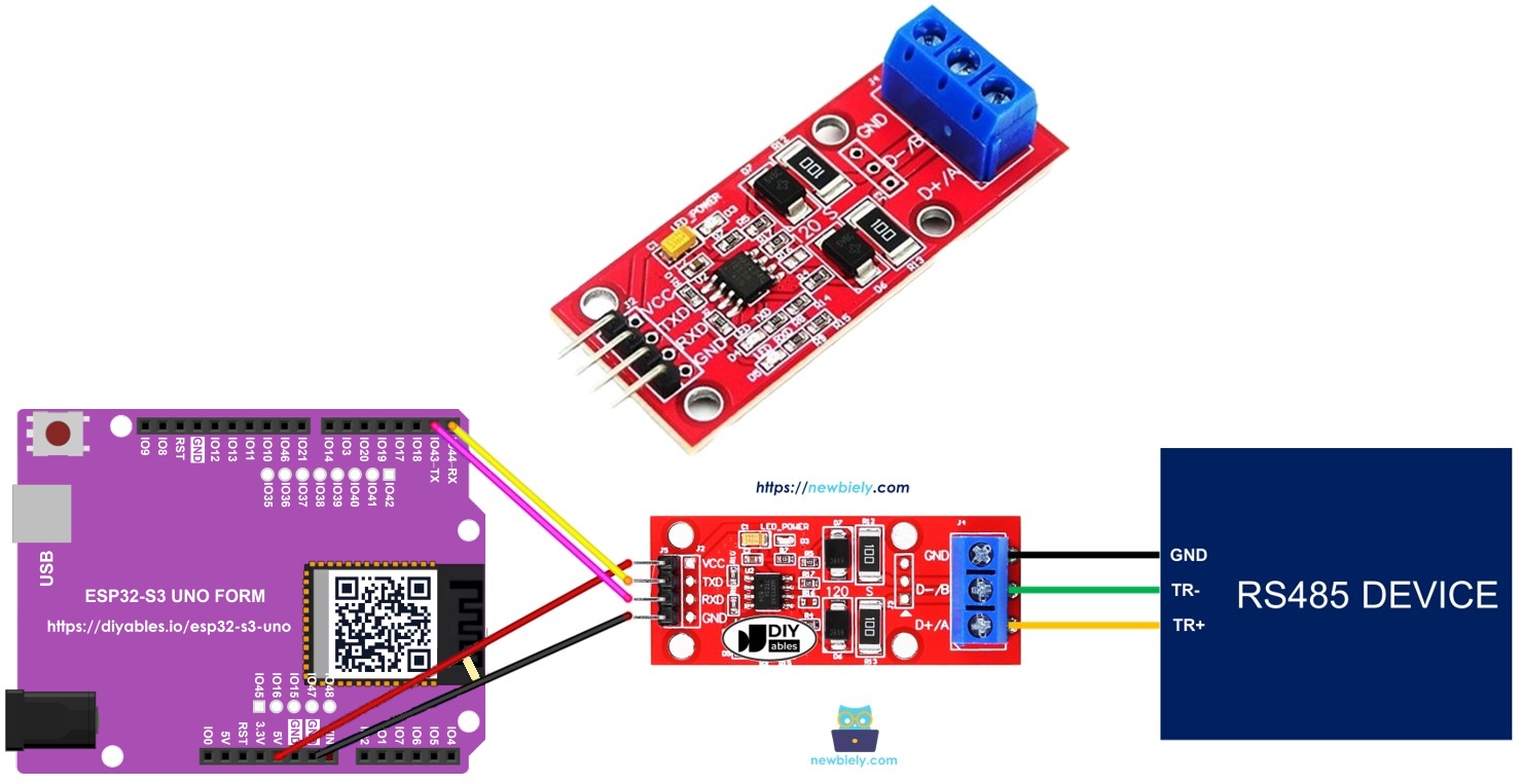 ESP32 S3 Uno RS485