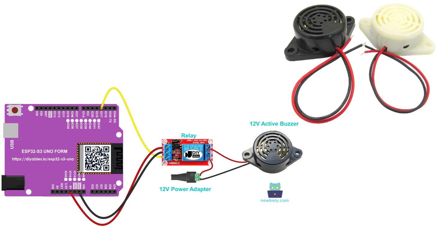 ESP32 S3 Uno buzzer