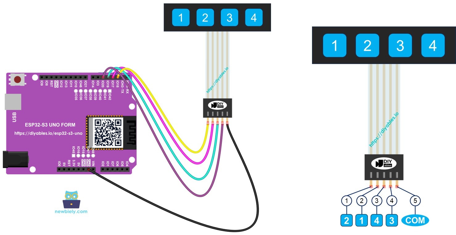 ESP32 S3 Uno KEYPAD