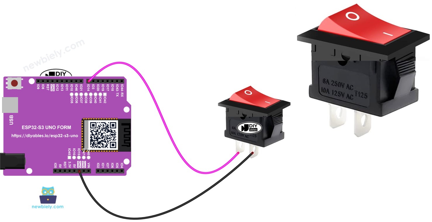 ESP32 S3 Uno switch