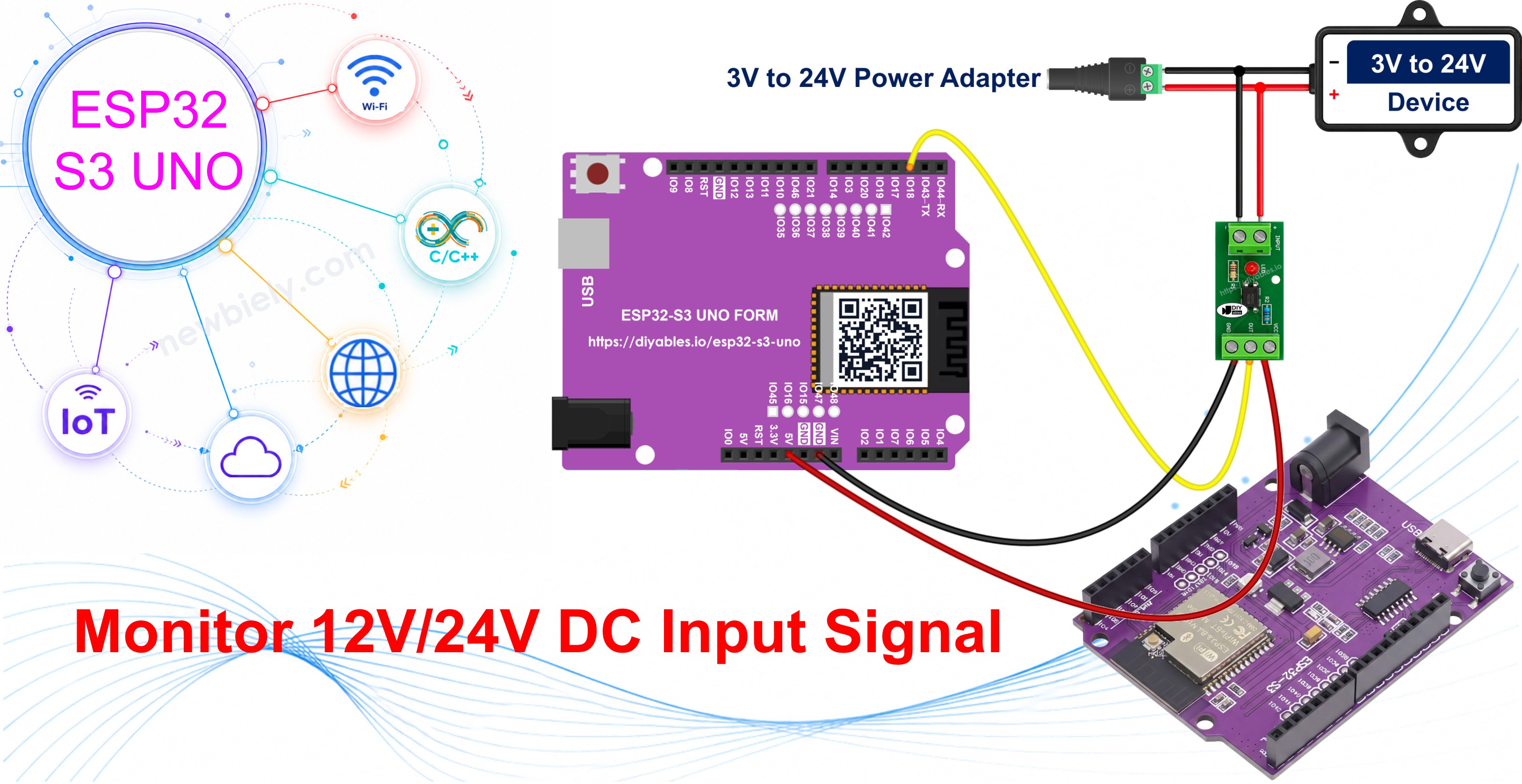 ESP32 S3 Uno PC817 optocoupler