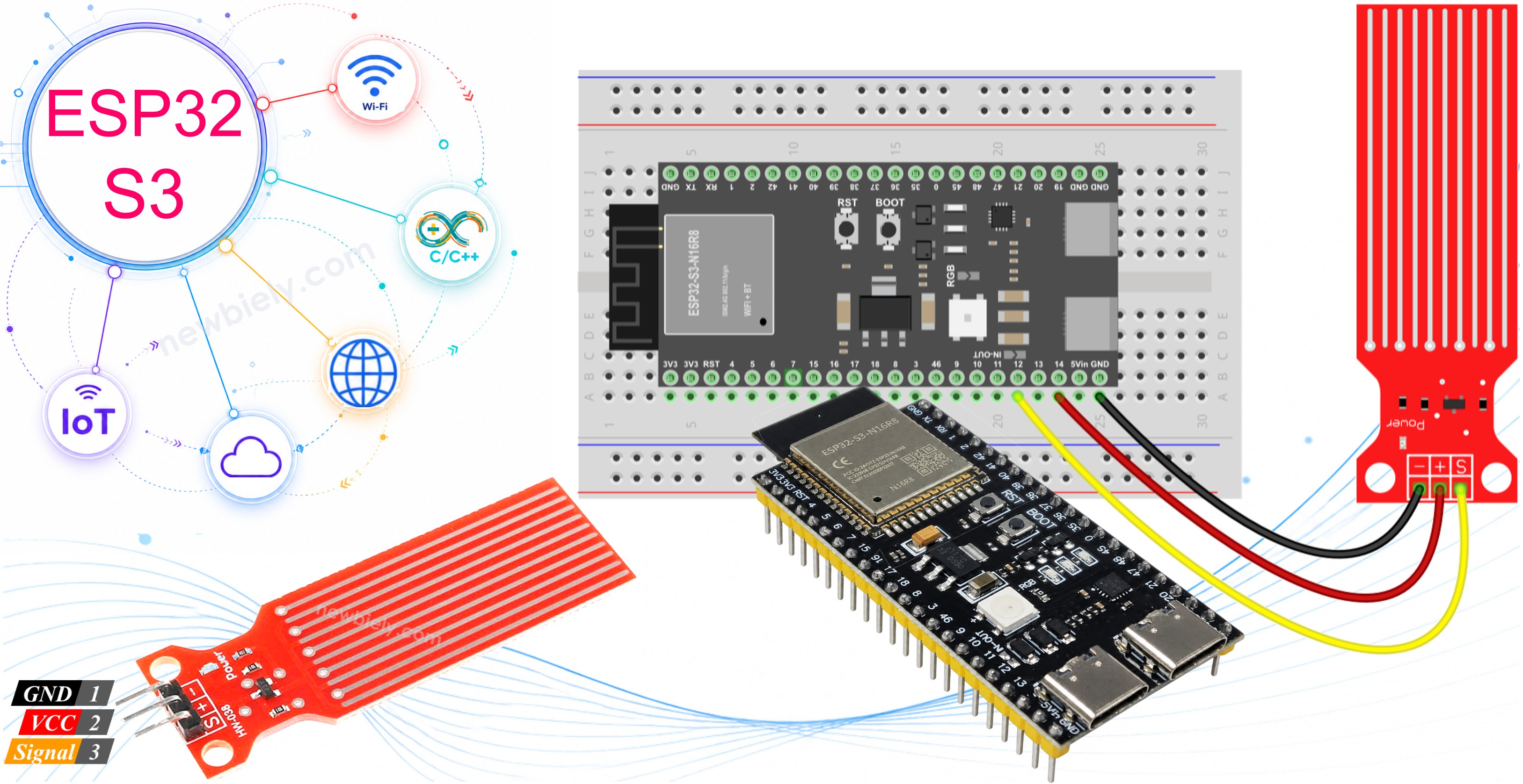 ESP32 S3 WATER/LIQUID