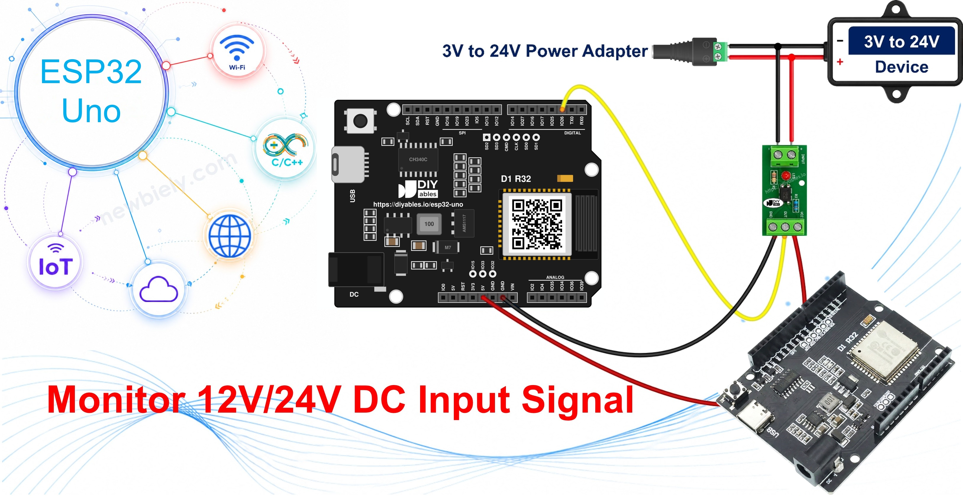 ESP32 Uno PC817 optocoupler