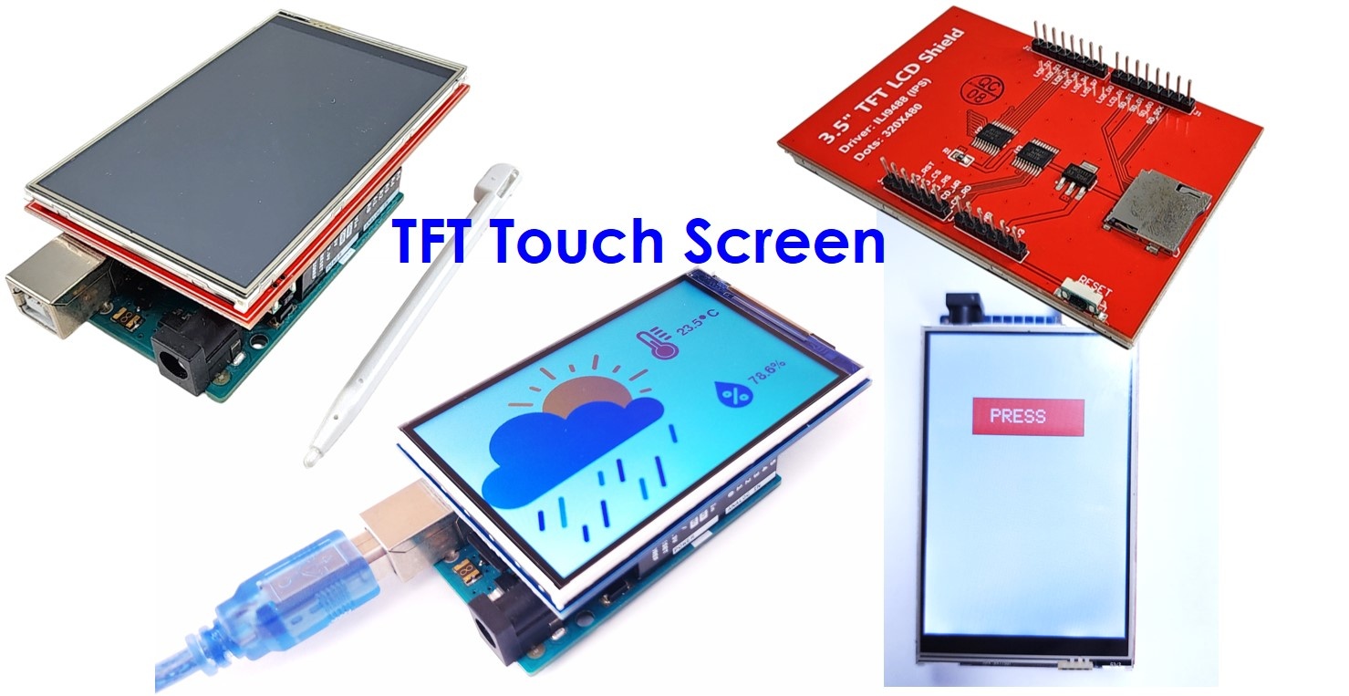 ESP32 Uno TFT LCD Touch display