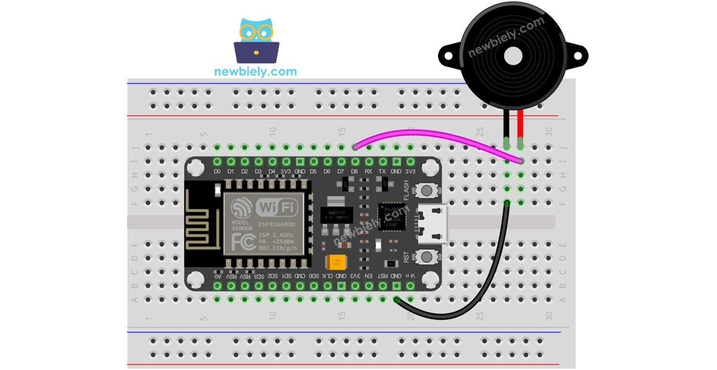 ESP8266 PIEZO BUZZER