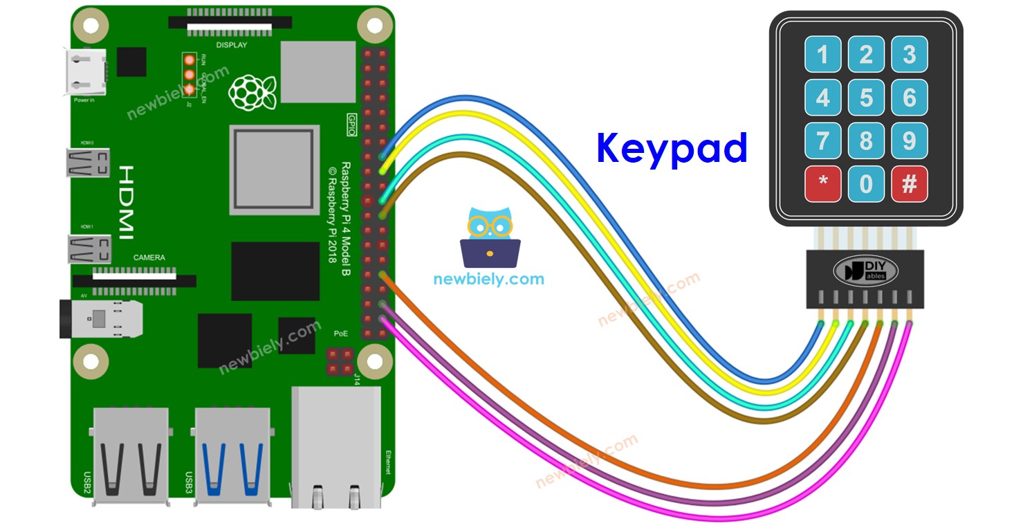 Raspberry Pi KEYPAD